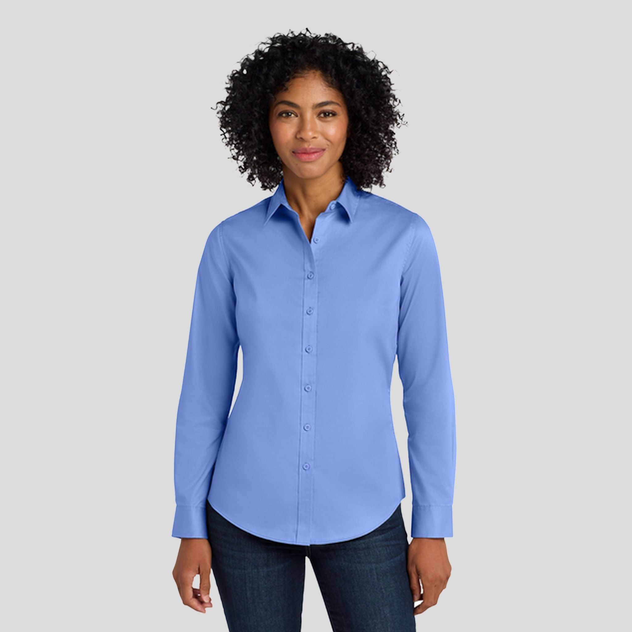 Women's SuperProโข Twill Shirt | Ultramarine Blue