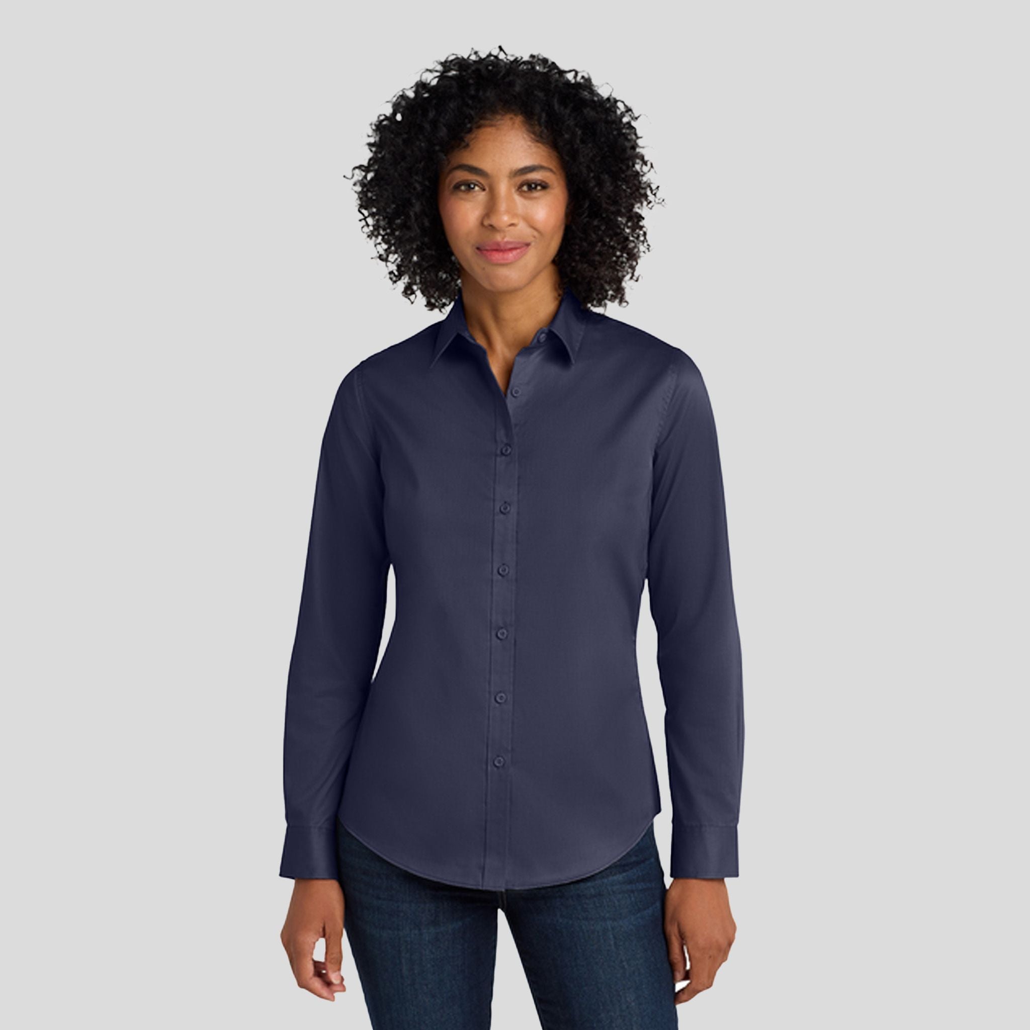 Women's SuperProโข Twill Shirt | True Navy