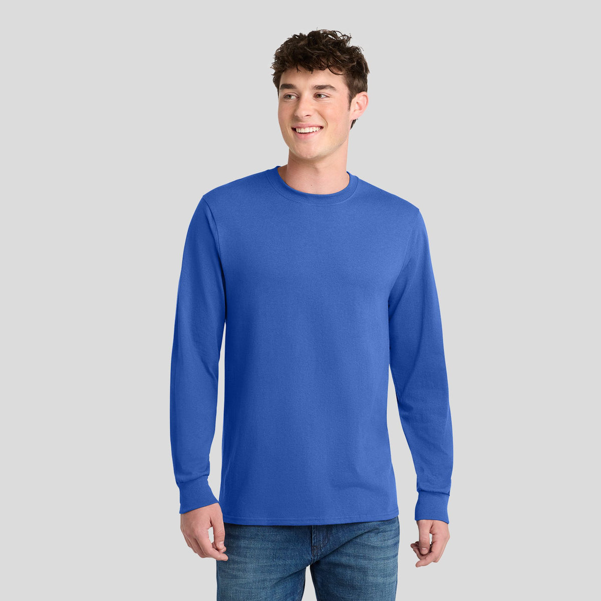 Long Sleeve Core Blend Tee | Royal