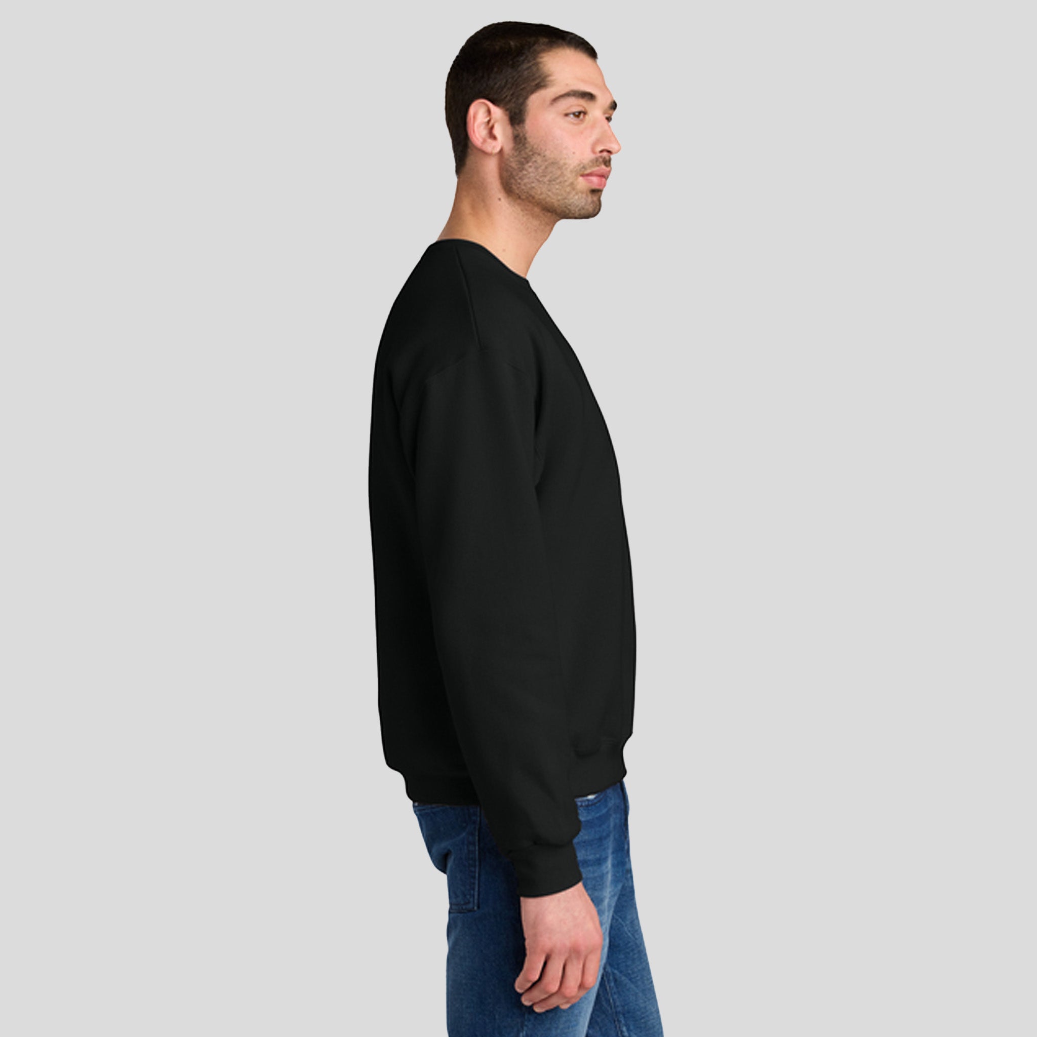 Ruggedâ„¢ Unisex Crewneck Sweatshirt | Black Ink