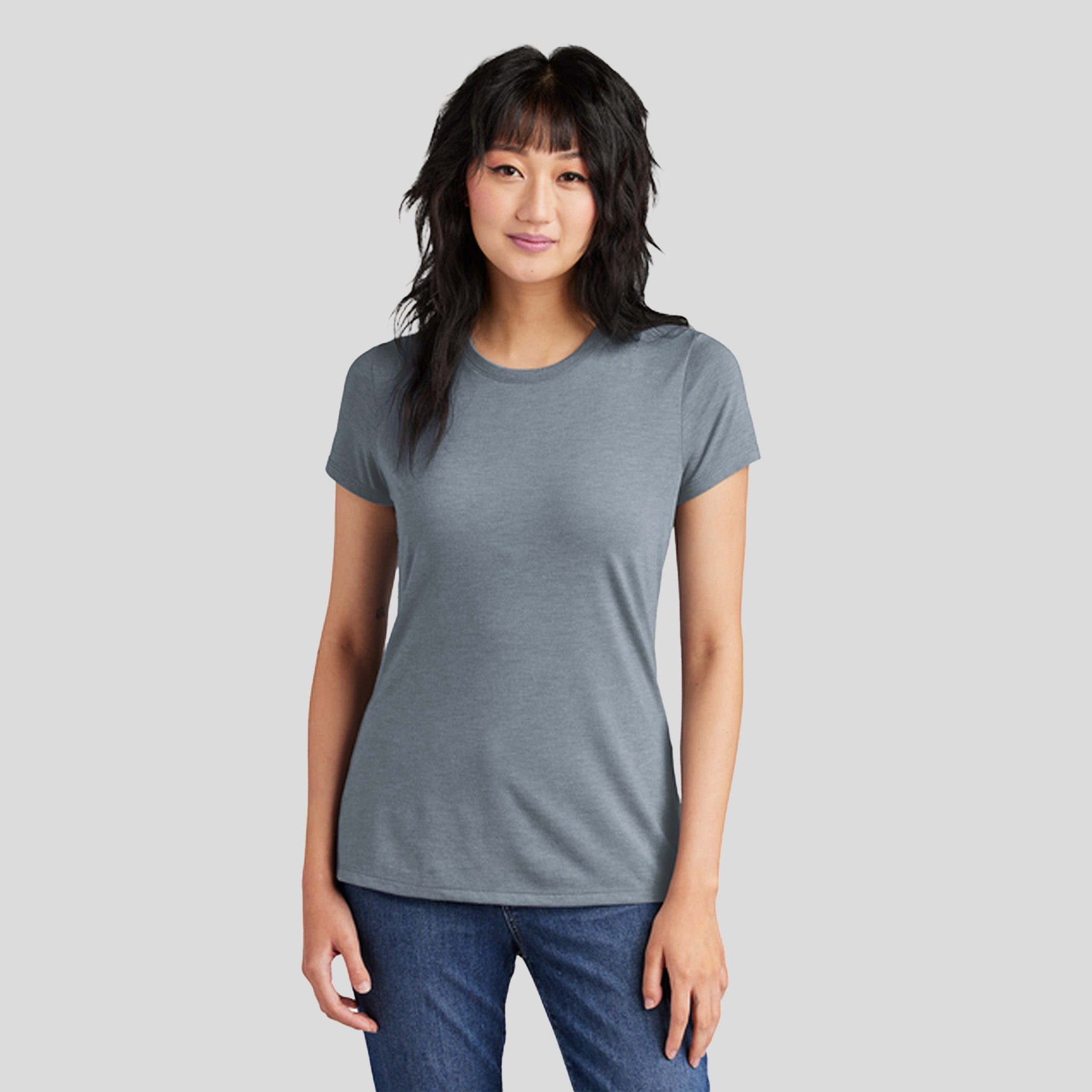 Womenโs Perfect Triยฎ Tee | Flint Blue Heather