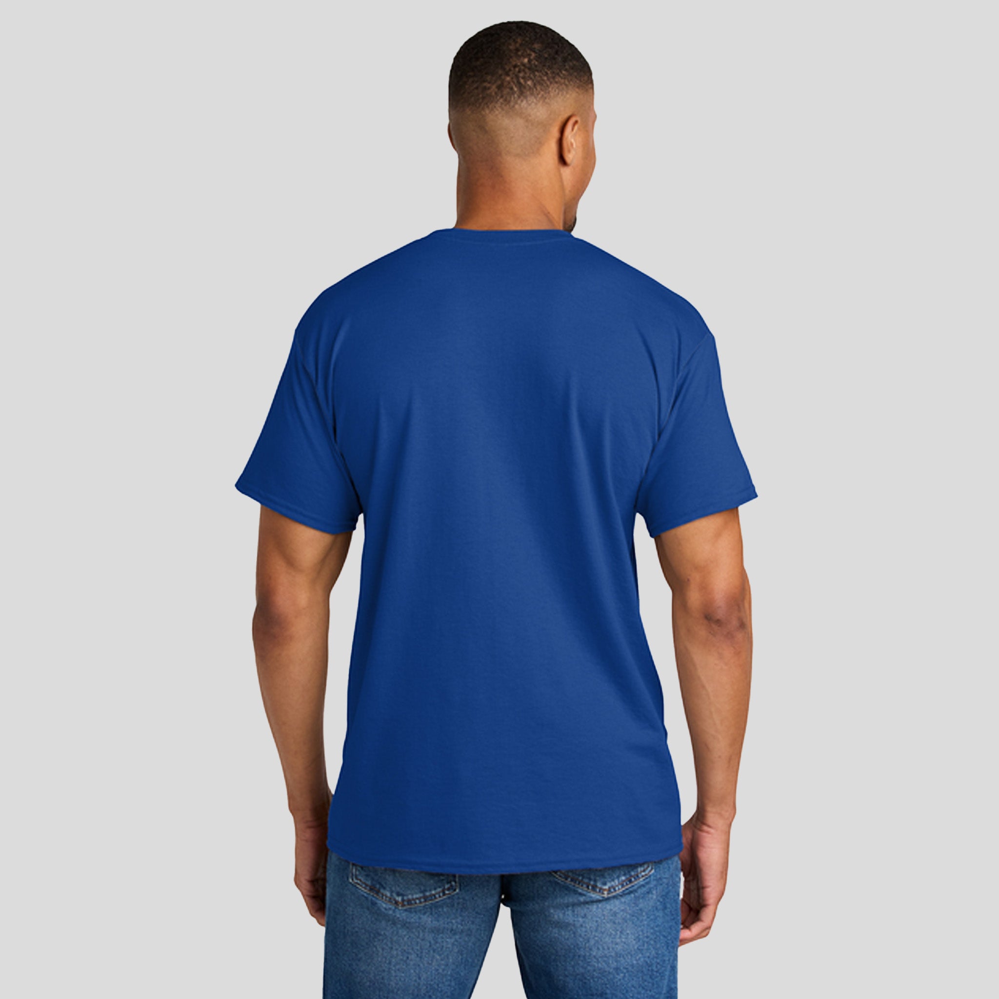 Gildanยฎ DryBlendยฎ 50 Cotton/50 Poly T-Shirt | Deep Royal