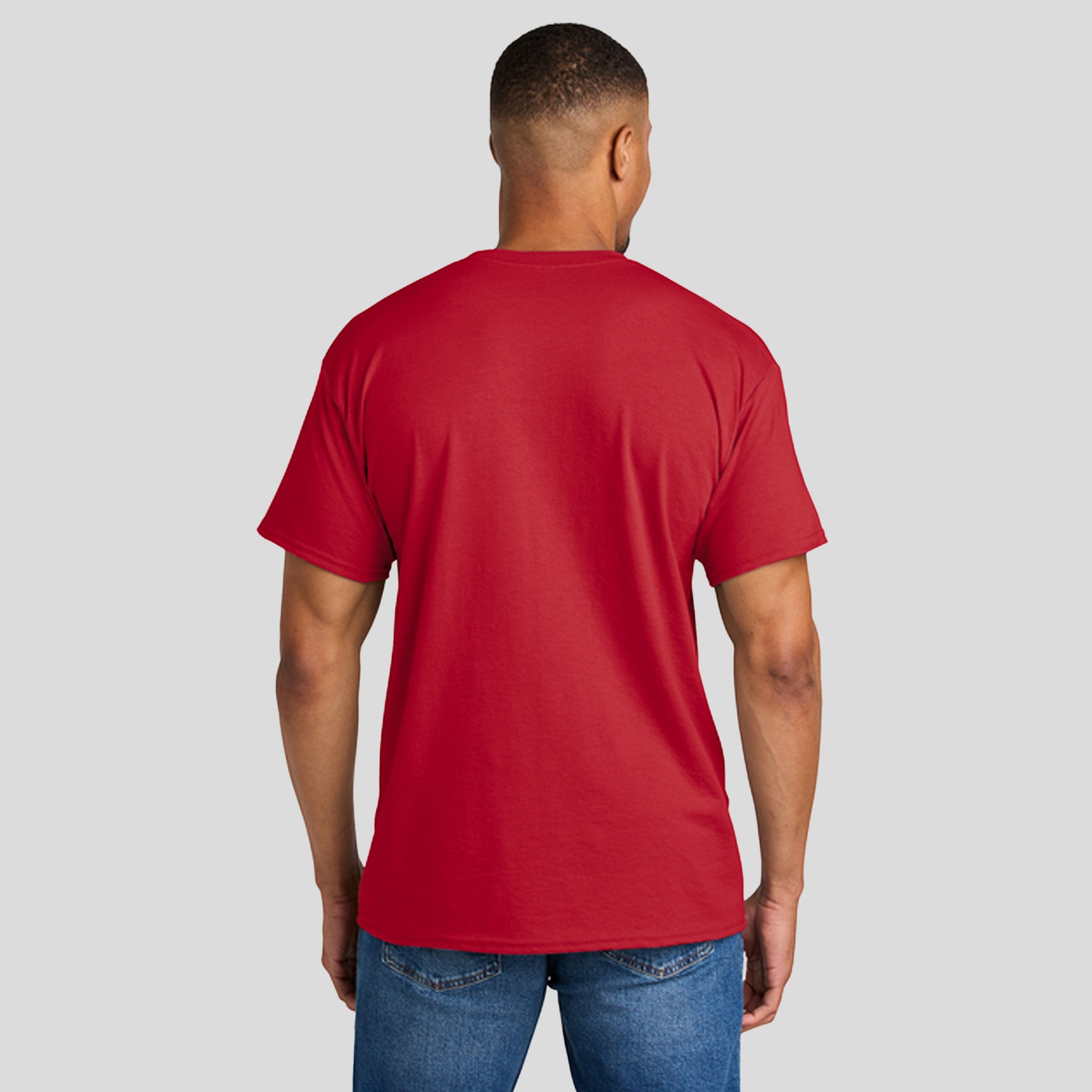 Gildanยฎ DryBlendยฎ 50 Cotton/50 Poly T-Shirt | Red
