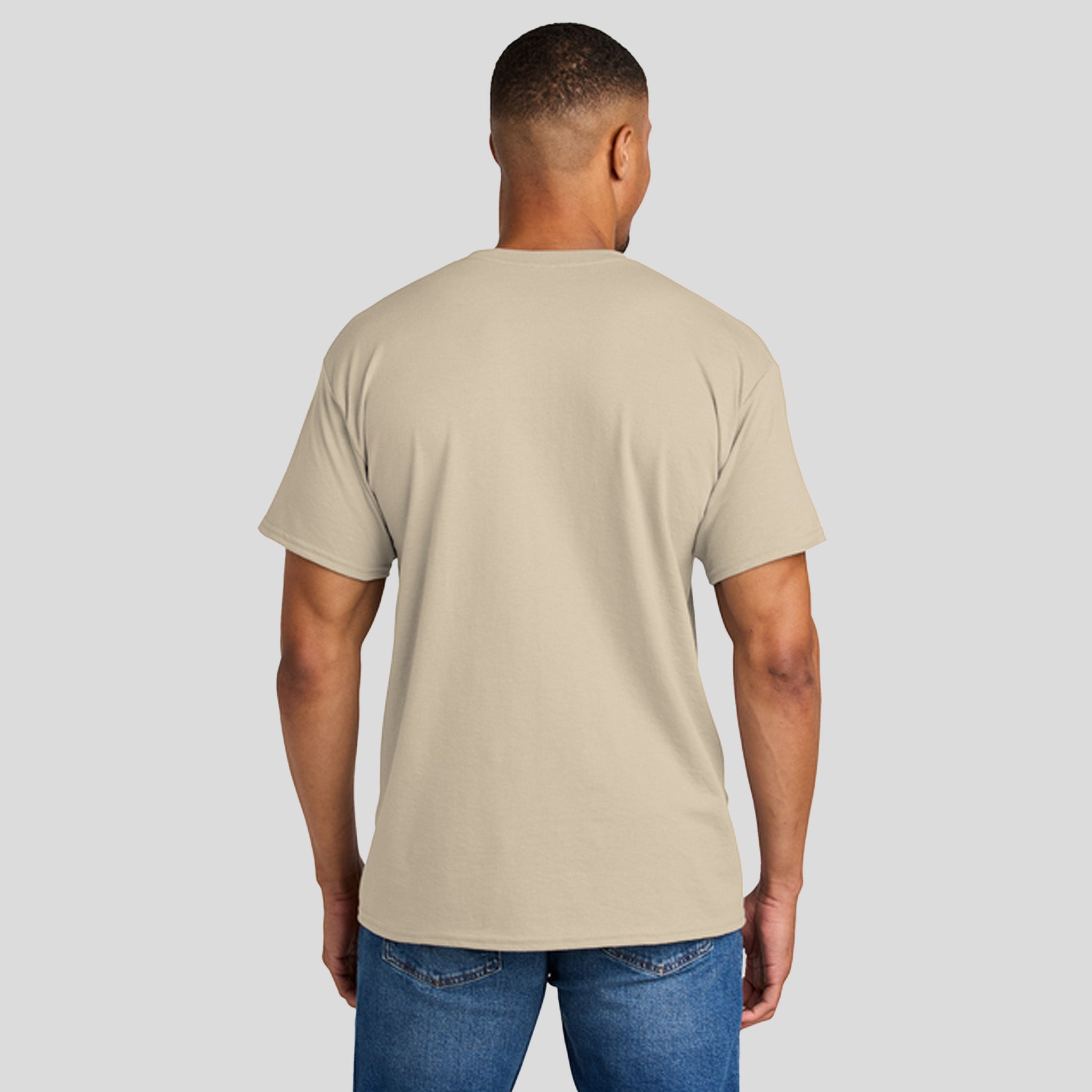 Gildanยฎ DryBlendยฎ 50 Cotton/50 Poly T-Shirt | Sand