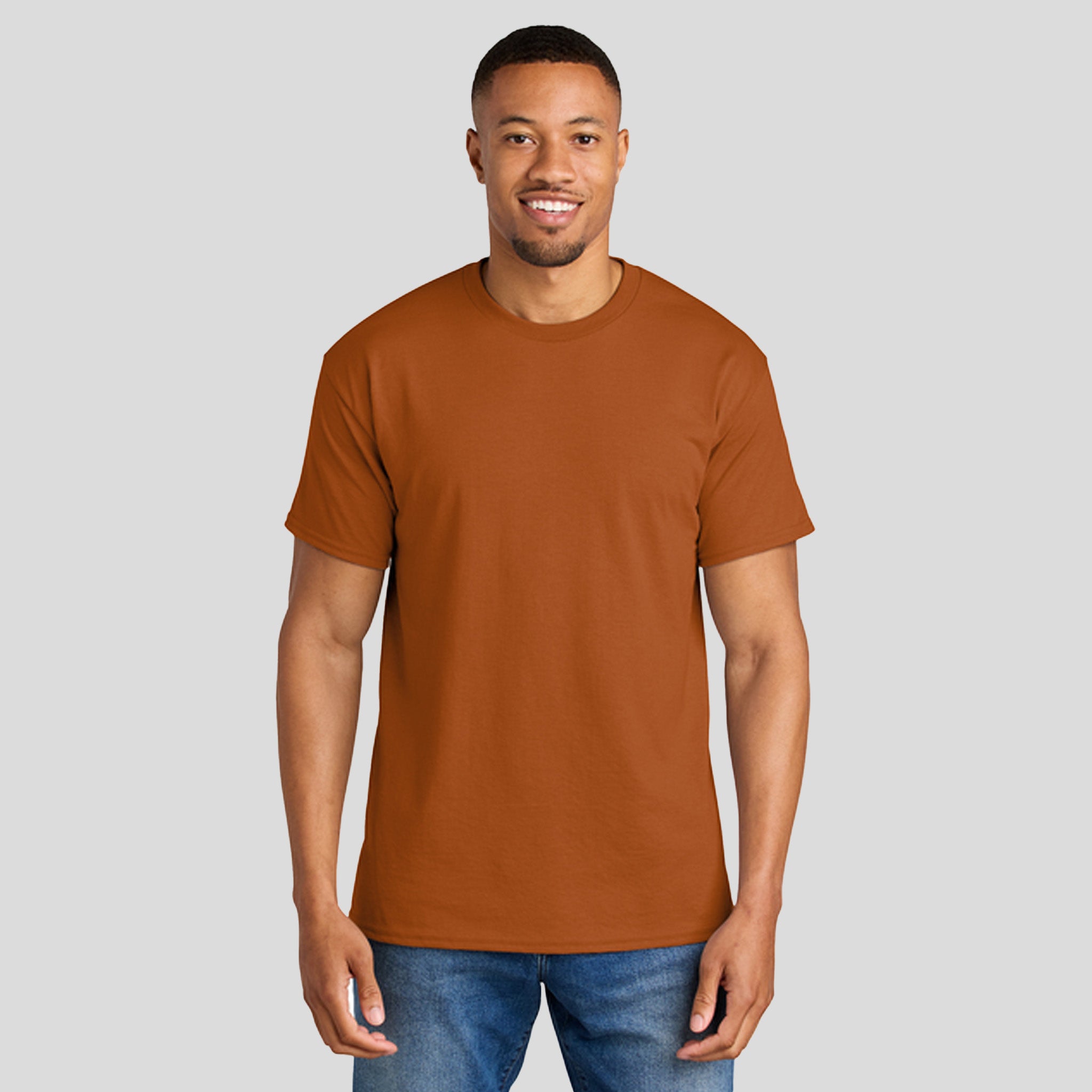 Gildanยฎ DryBlendยฎ 50 Cotton/50 Poly T-Shirt | Texas Orange