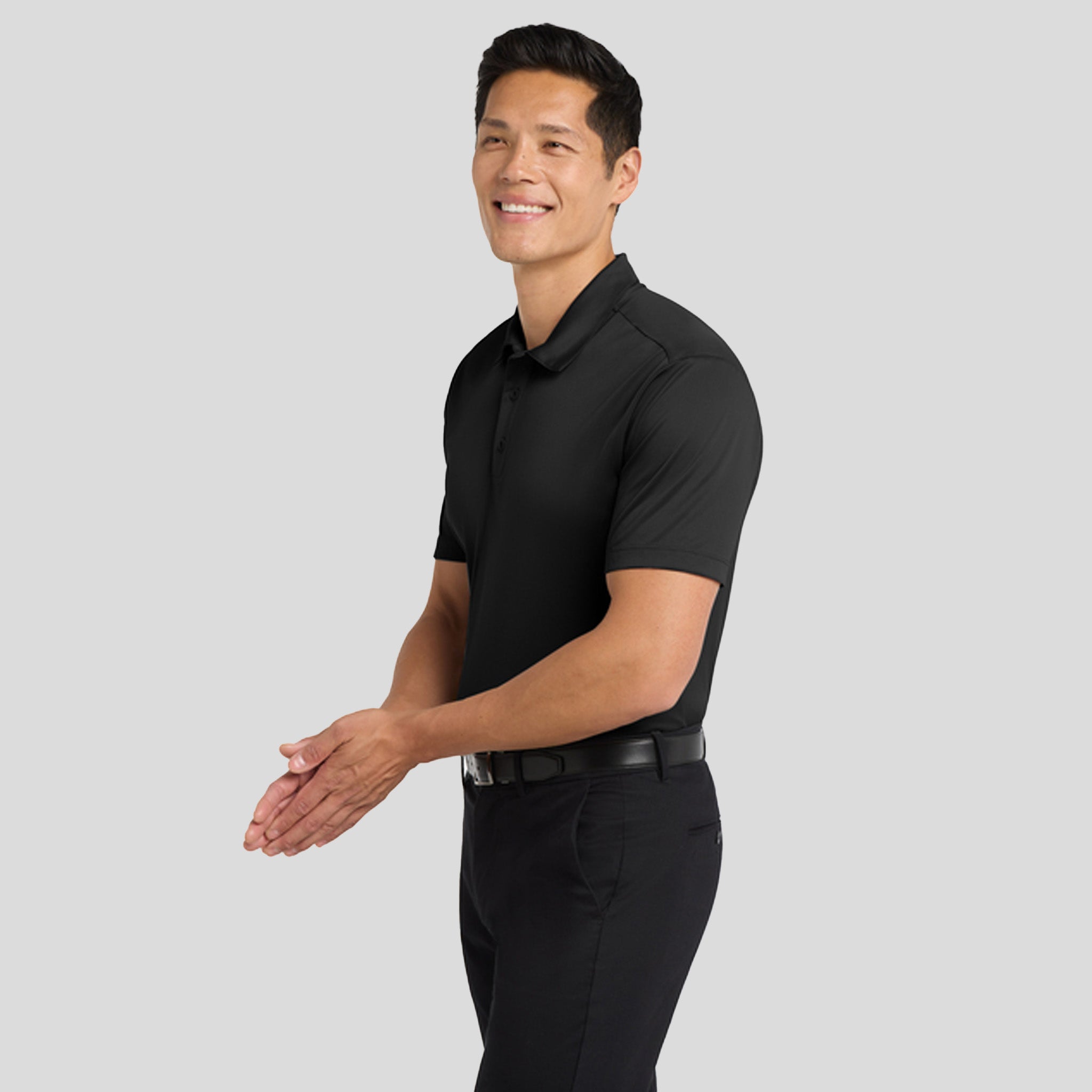 Men's Silk Touchโข Performance Polo | Black