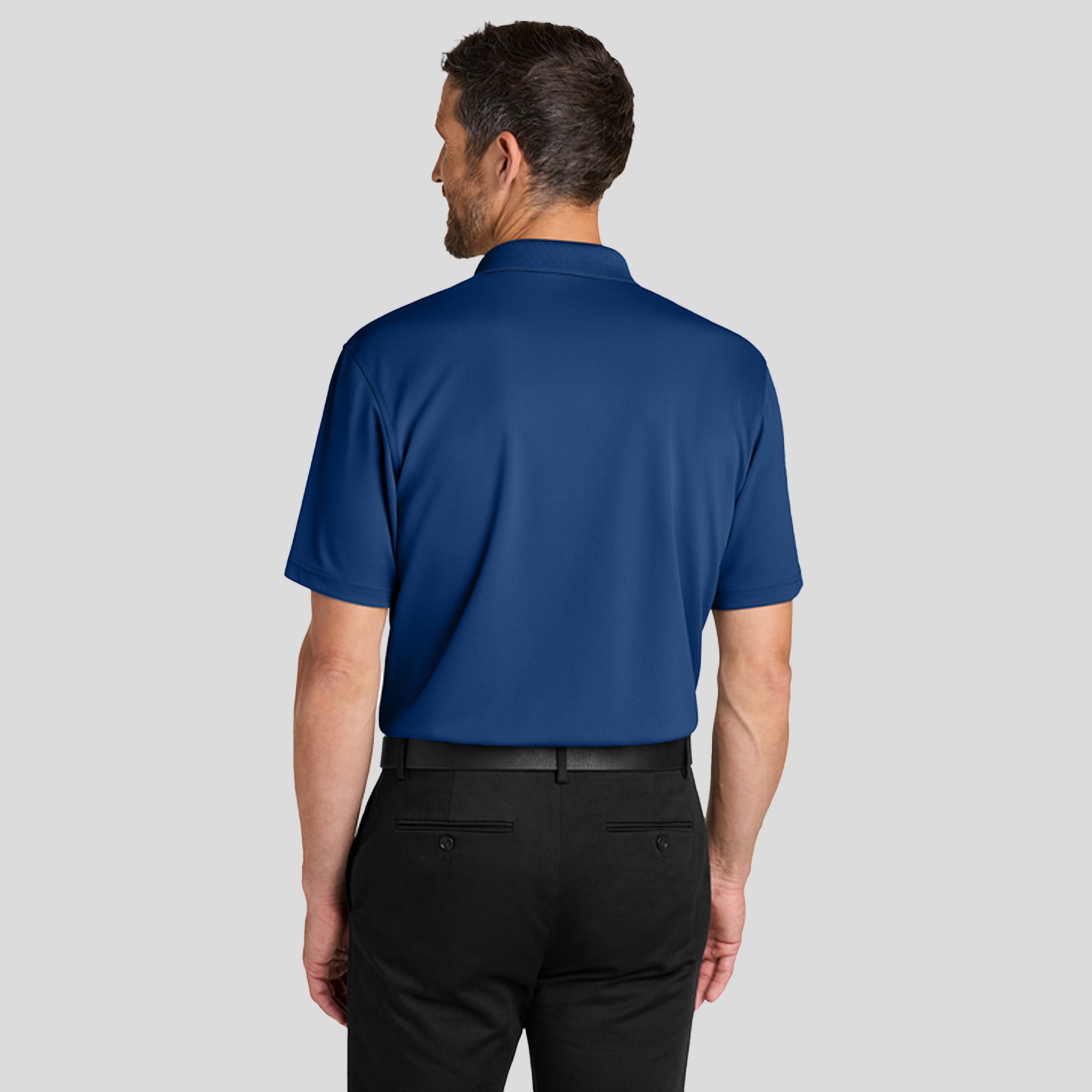 Men's Dry Zoneยฎ Stain-Release Grid Polo | Royal