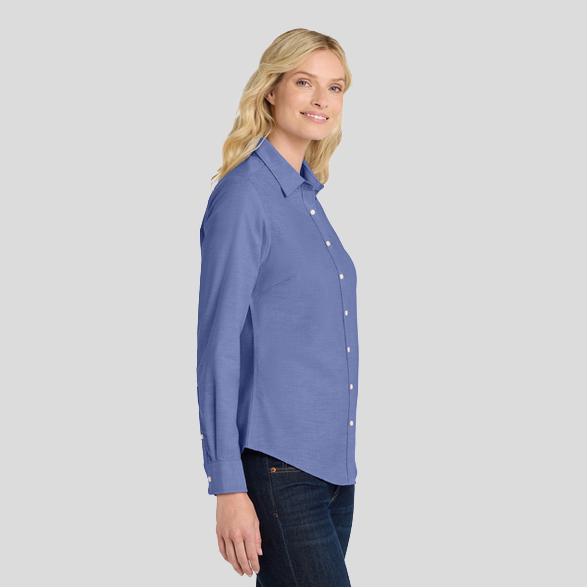 Women's SuperProβ’ Oxford Shirt | Navy