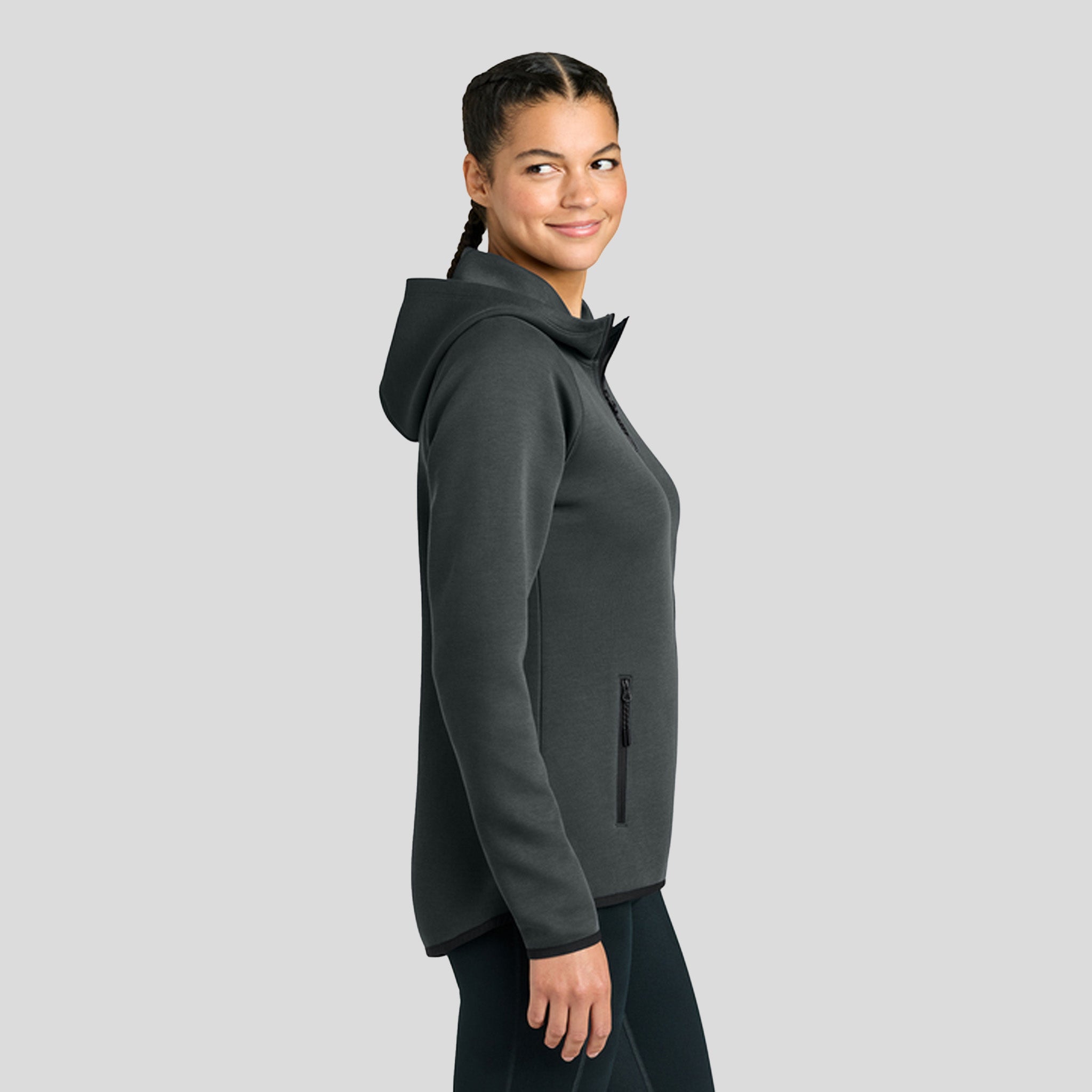 Women’s Phenom Full-Zip Hoodie | Iron Grey