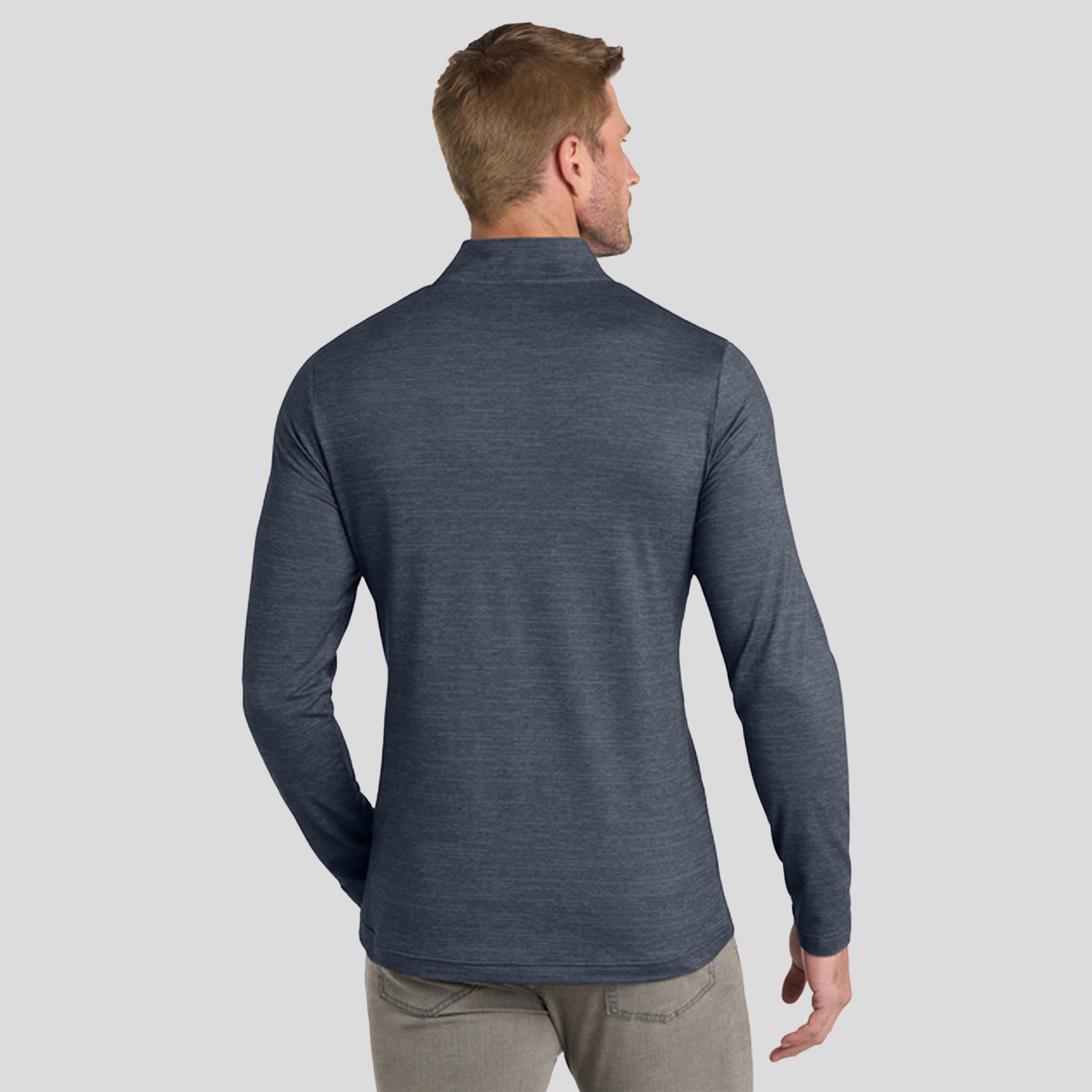 Crestview 1/4-Zip | Vintage Indigo Heather