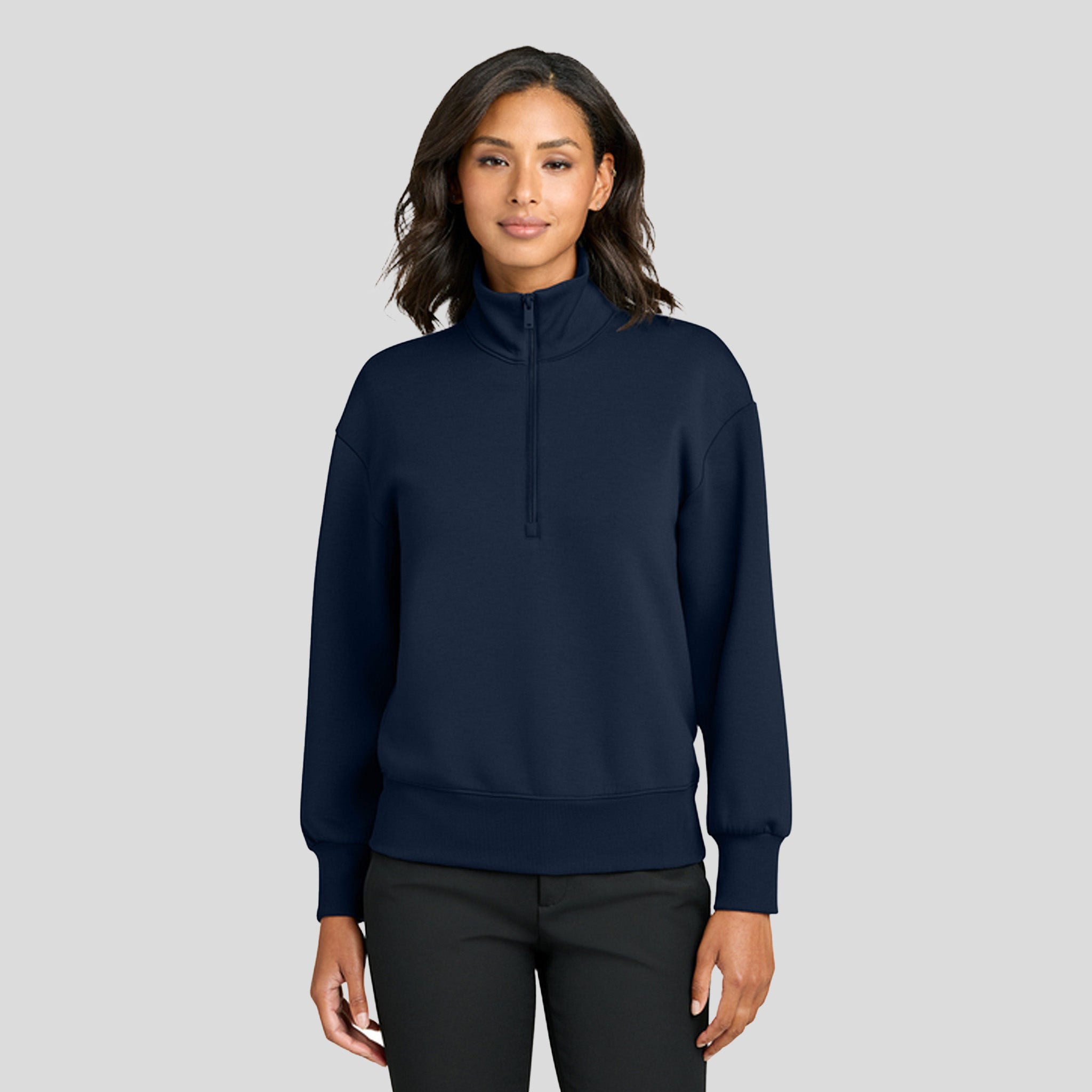 Womenβs Soft Spacer 1/4-Zip | Night Navy