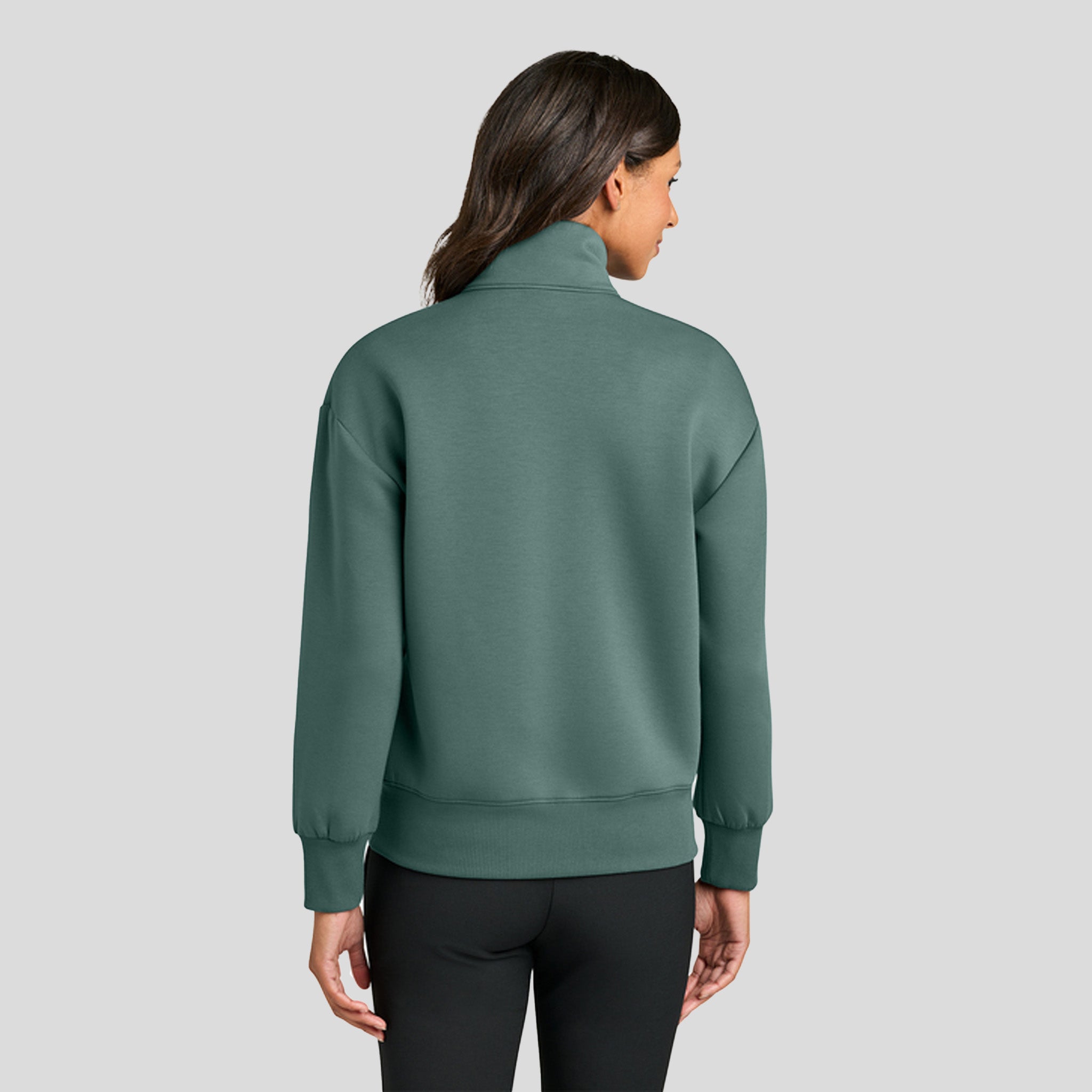 Womenβs Soft Spacer 1/4-Zip | Silver Pine