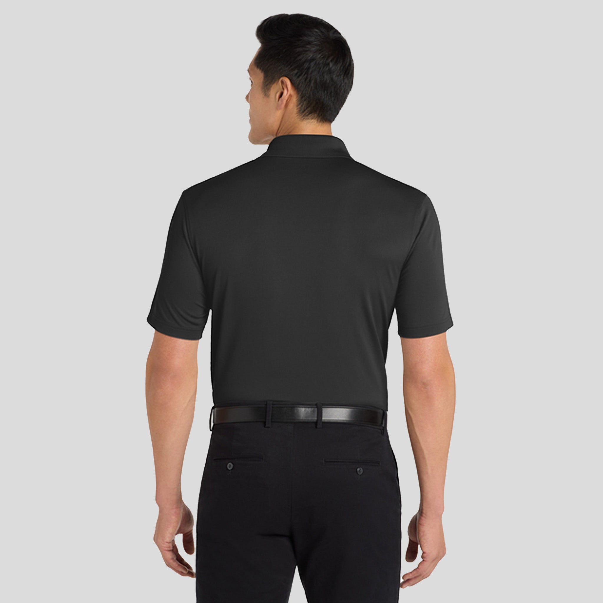 Dry Zoneยฎ UV Micro-Mesh Polo | Deep Black