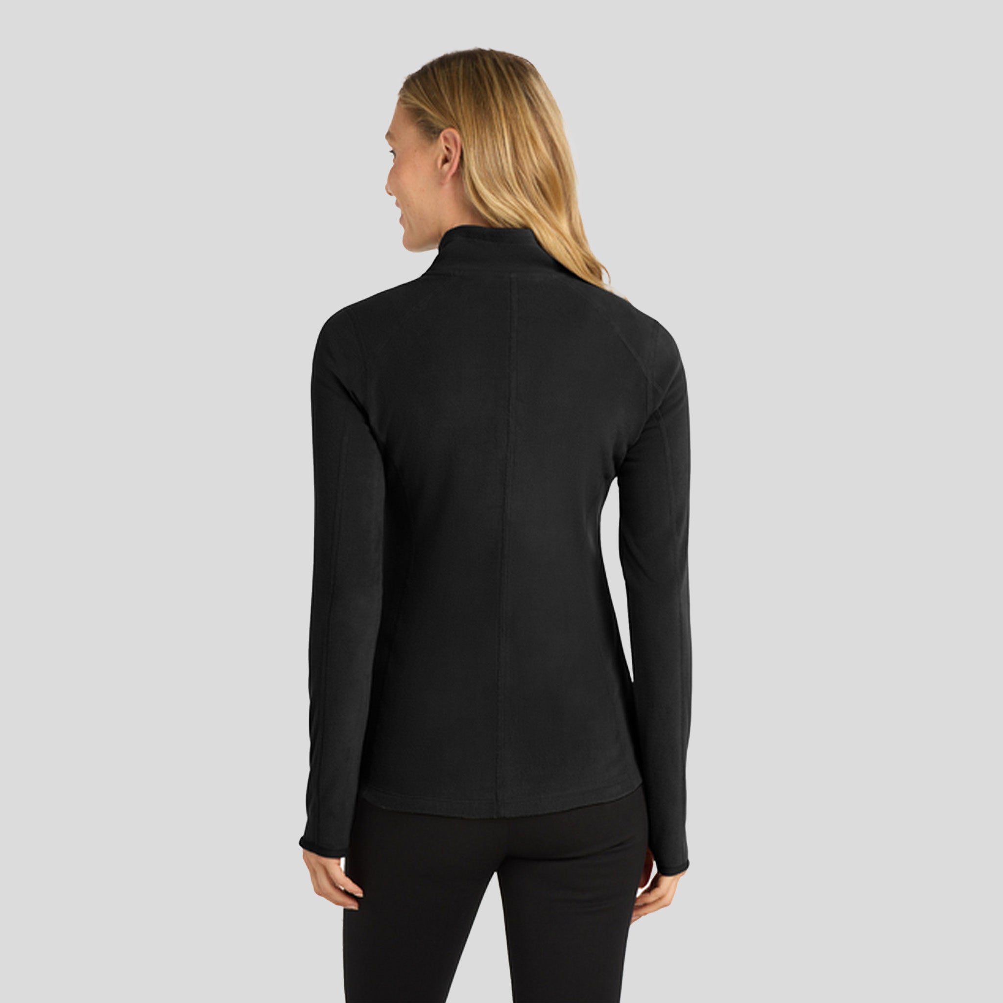 Women's Microfleece 1/2-Zip Pullover | Black