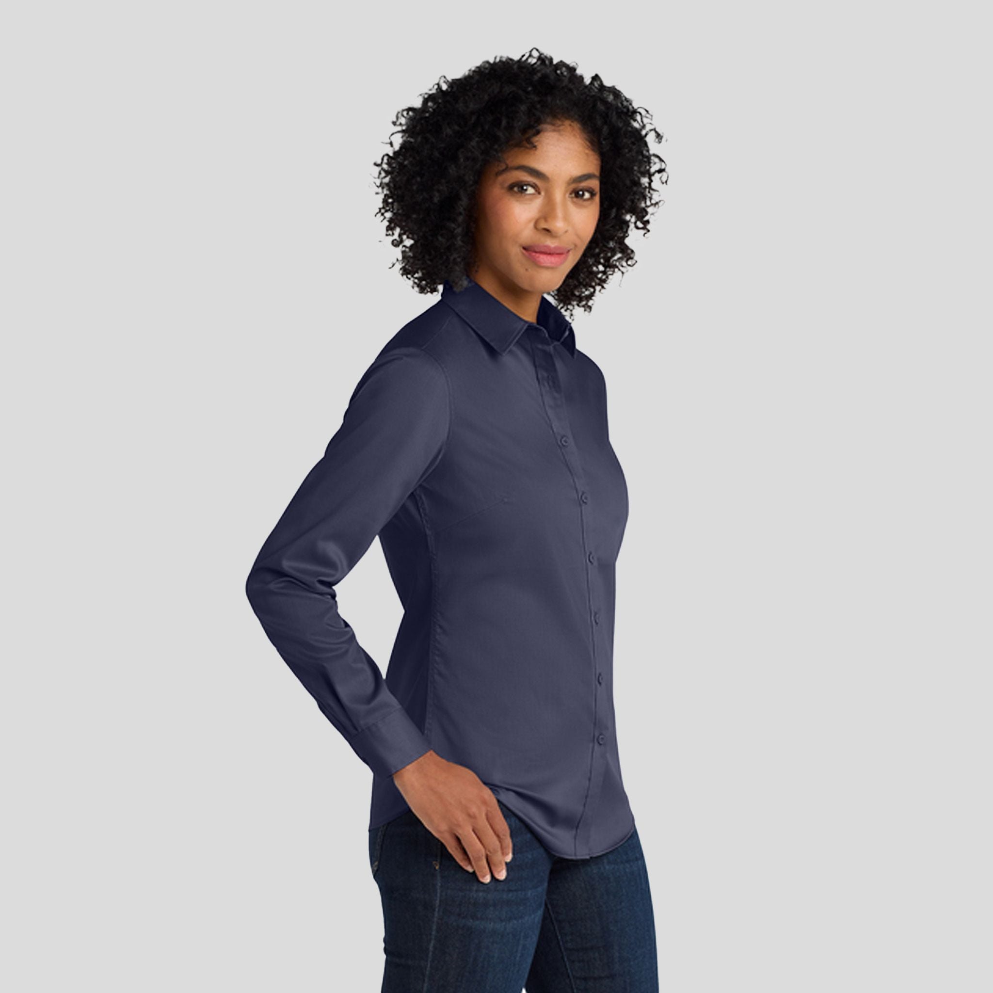 Women's SuperProโข Twill Shirt | True Navy