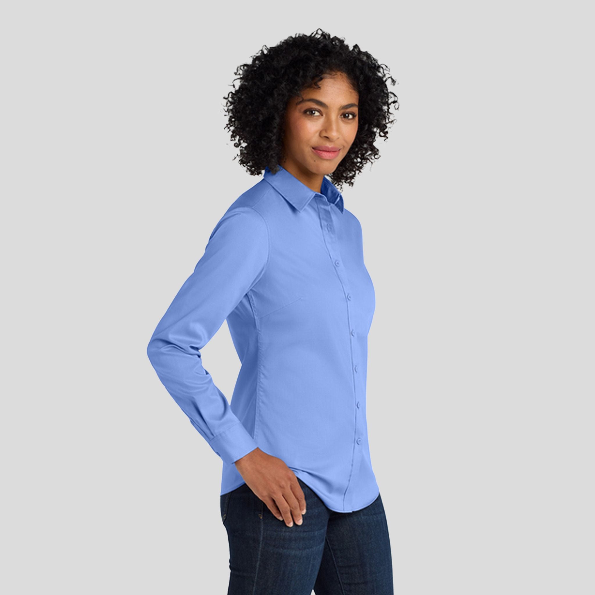 Women's SuperProโข Twill Shirt | Ultramarine Blue