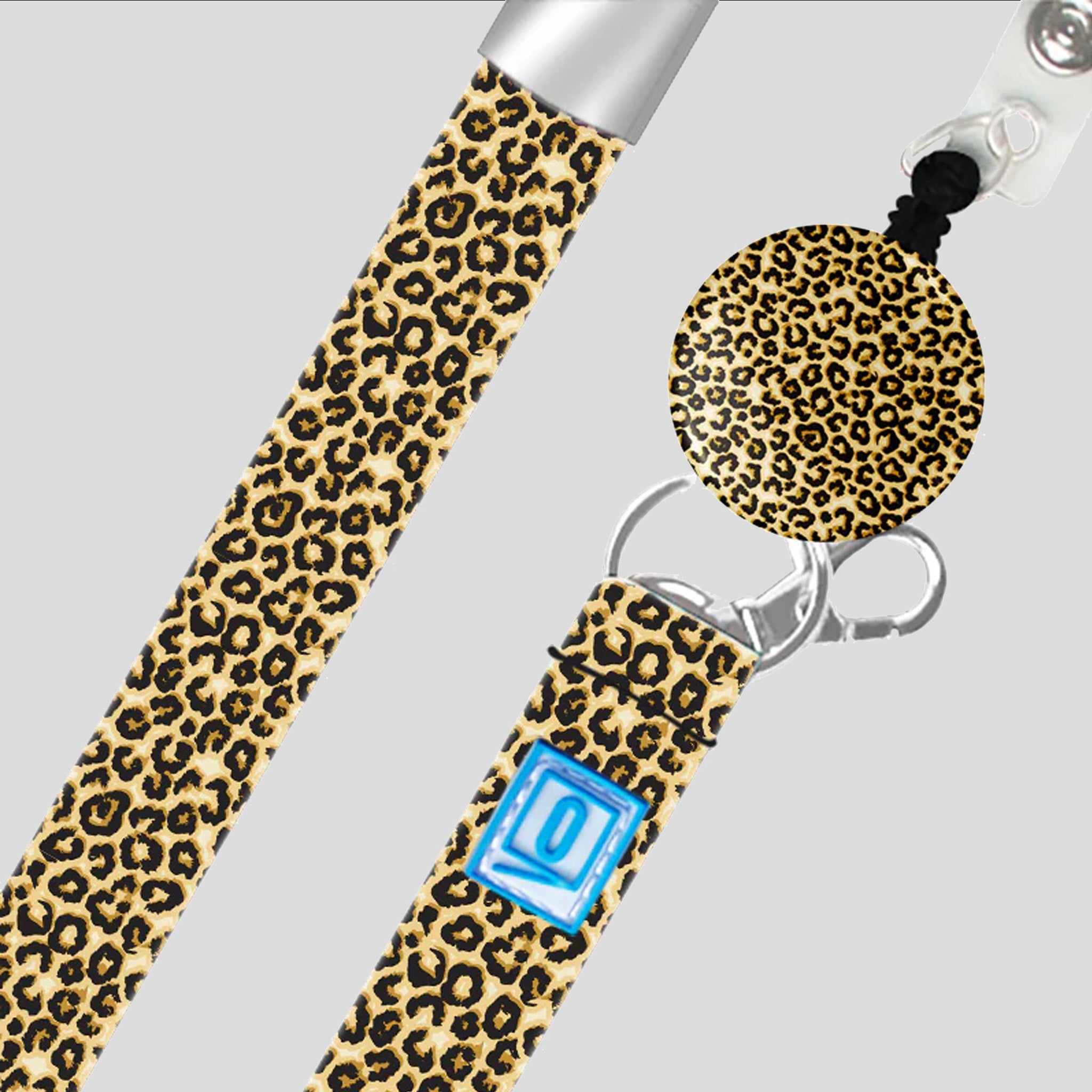 LUXE Lanyard Leopard