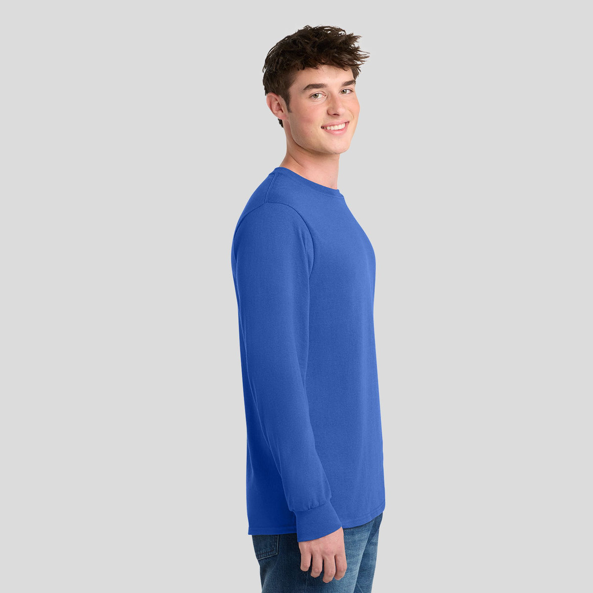 Long Sleeve Core Blend Tee | Royal
