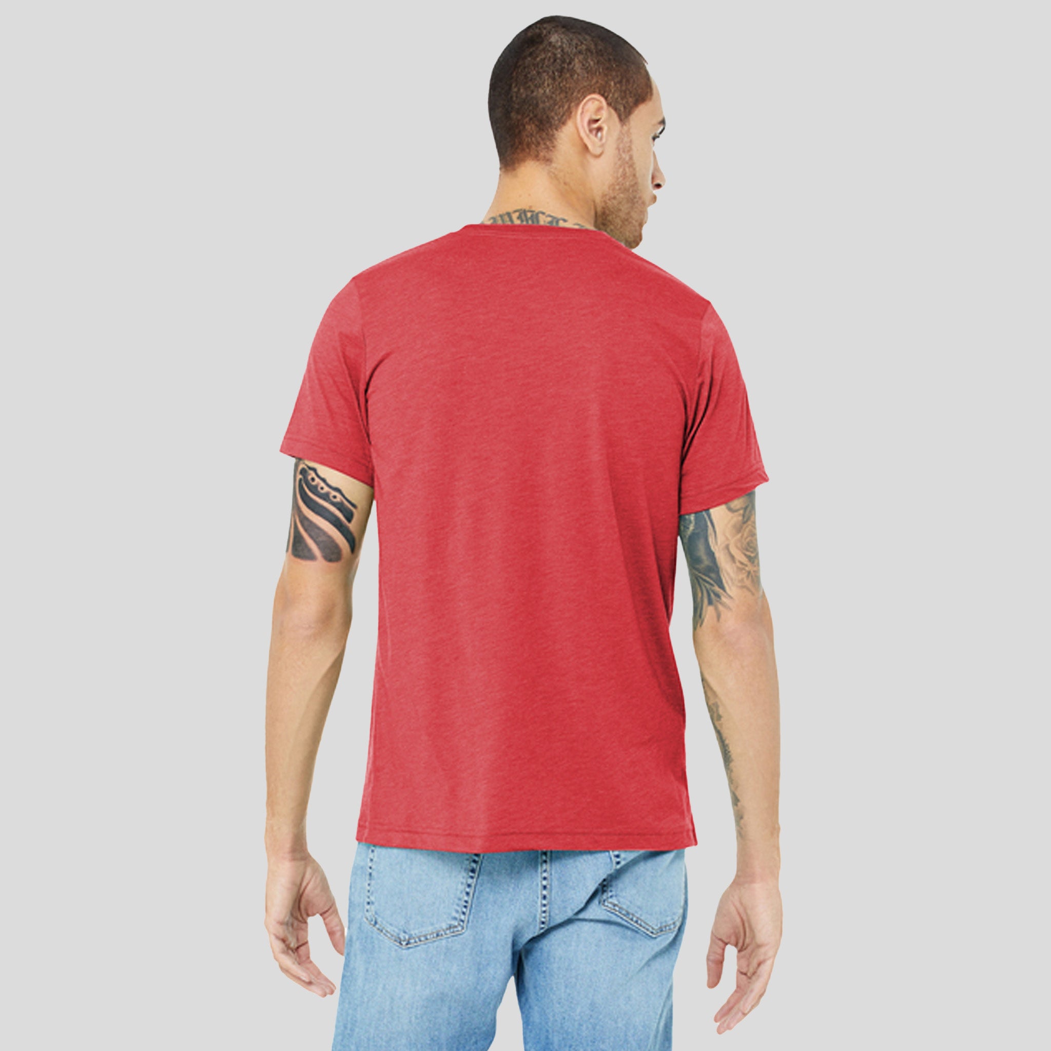 Unisex Triblend Short Sleeve Tee | Red Triblend
