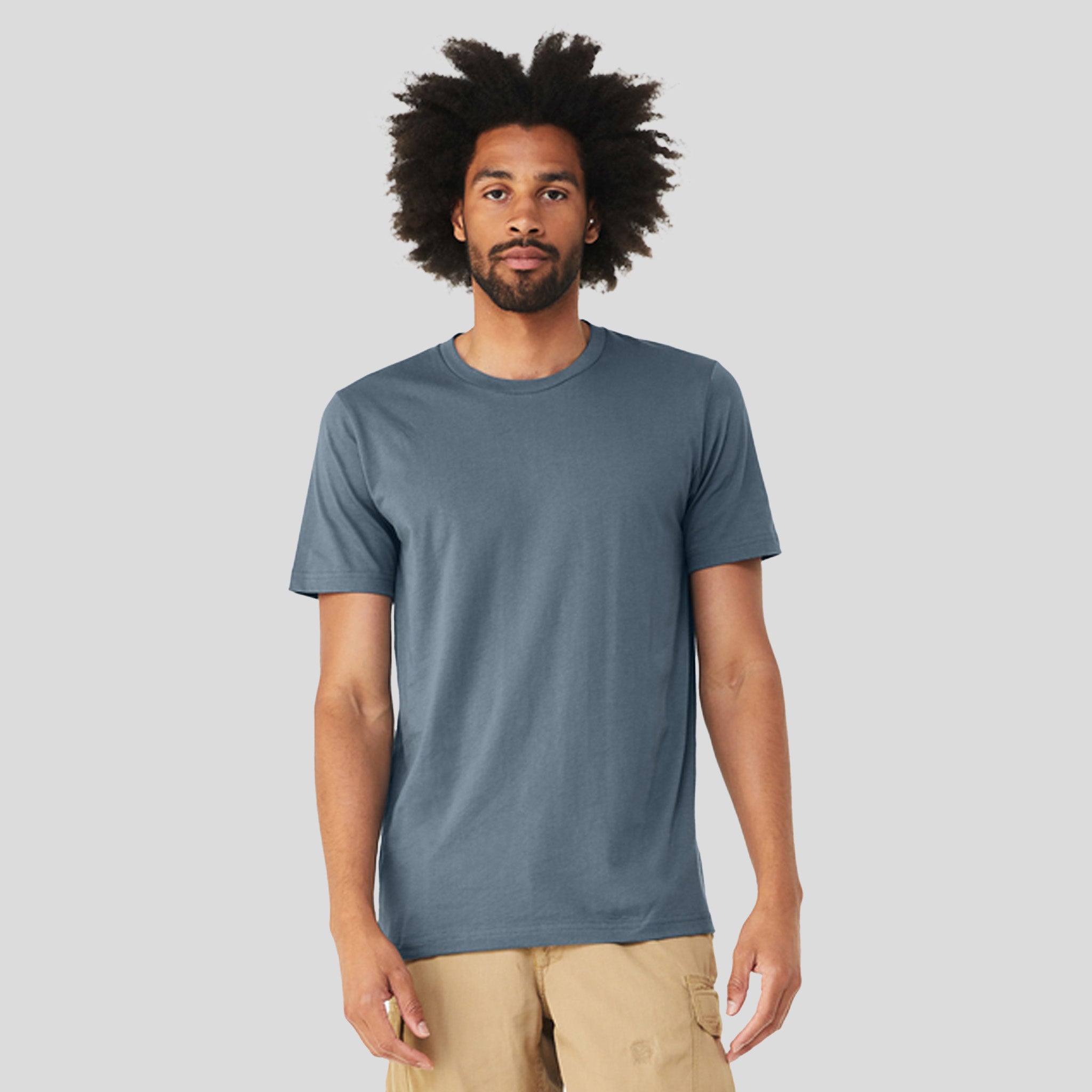 Unisex Triblend Short Sleeve Tee | Solid Slate Triblend