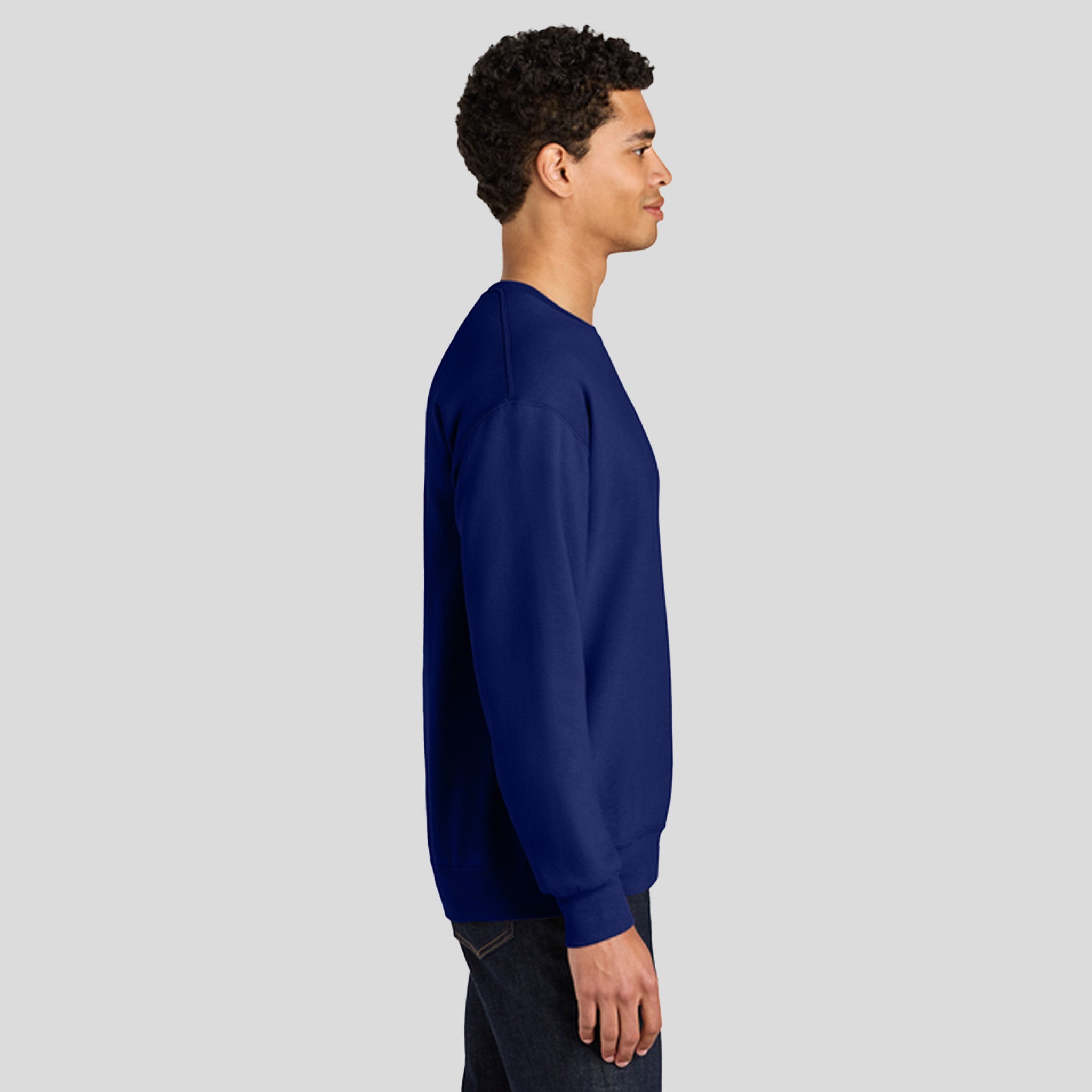 Ultimate™ Unisex CVC Ring Spun Crewneck Sweatshirt | Orchid