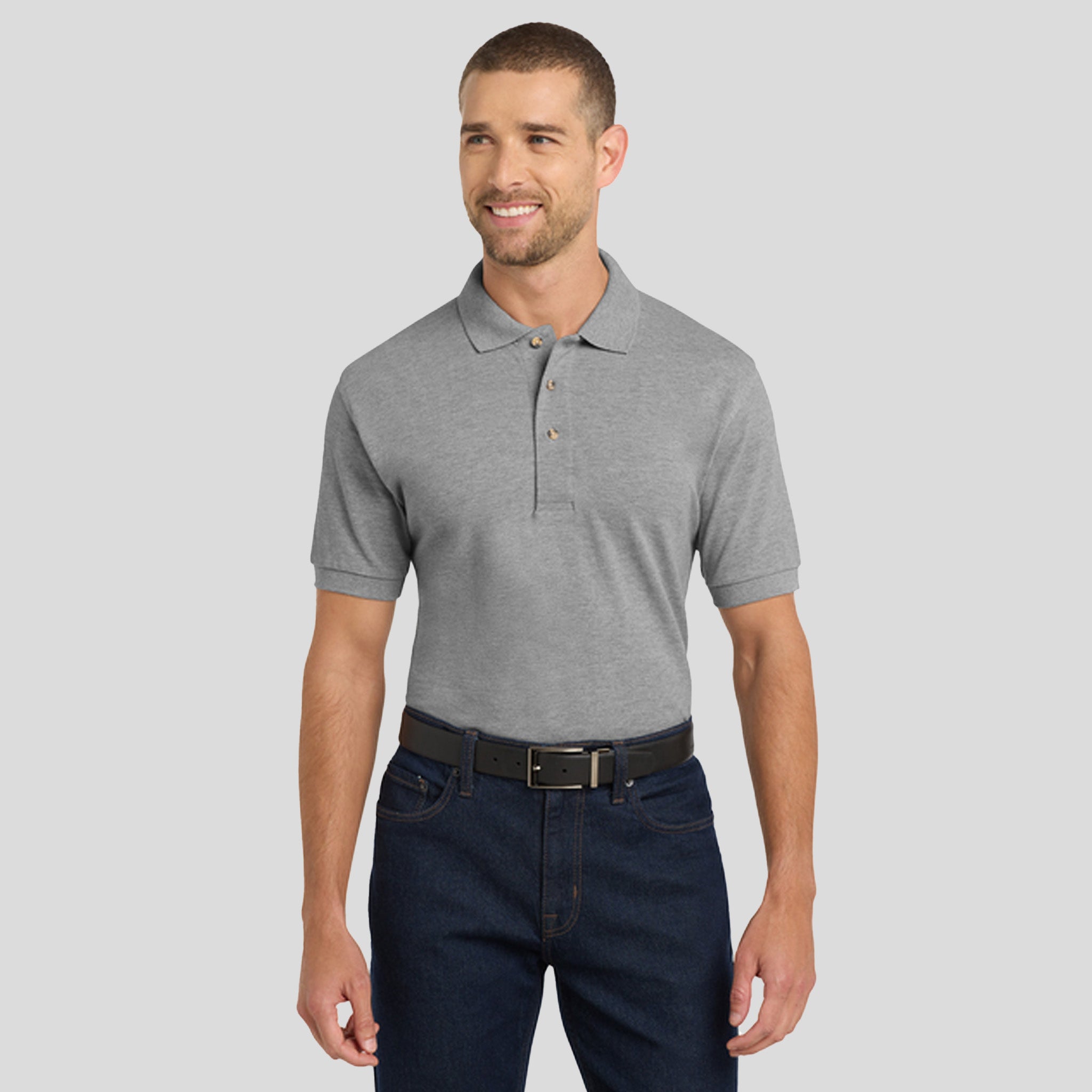 Heavyweight Cotton Pique Polo | Oxford