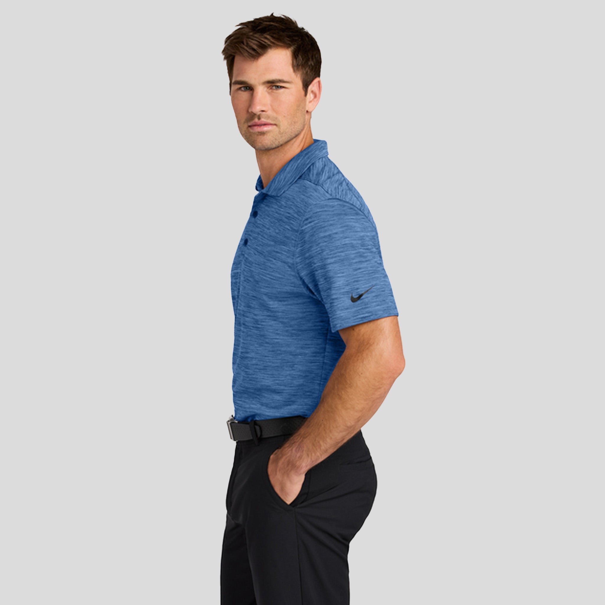 Dri-FIT Striated Polo | Game Royal