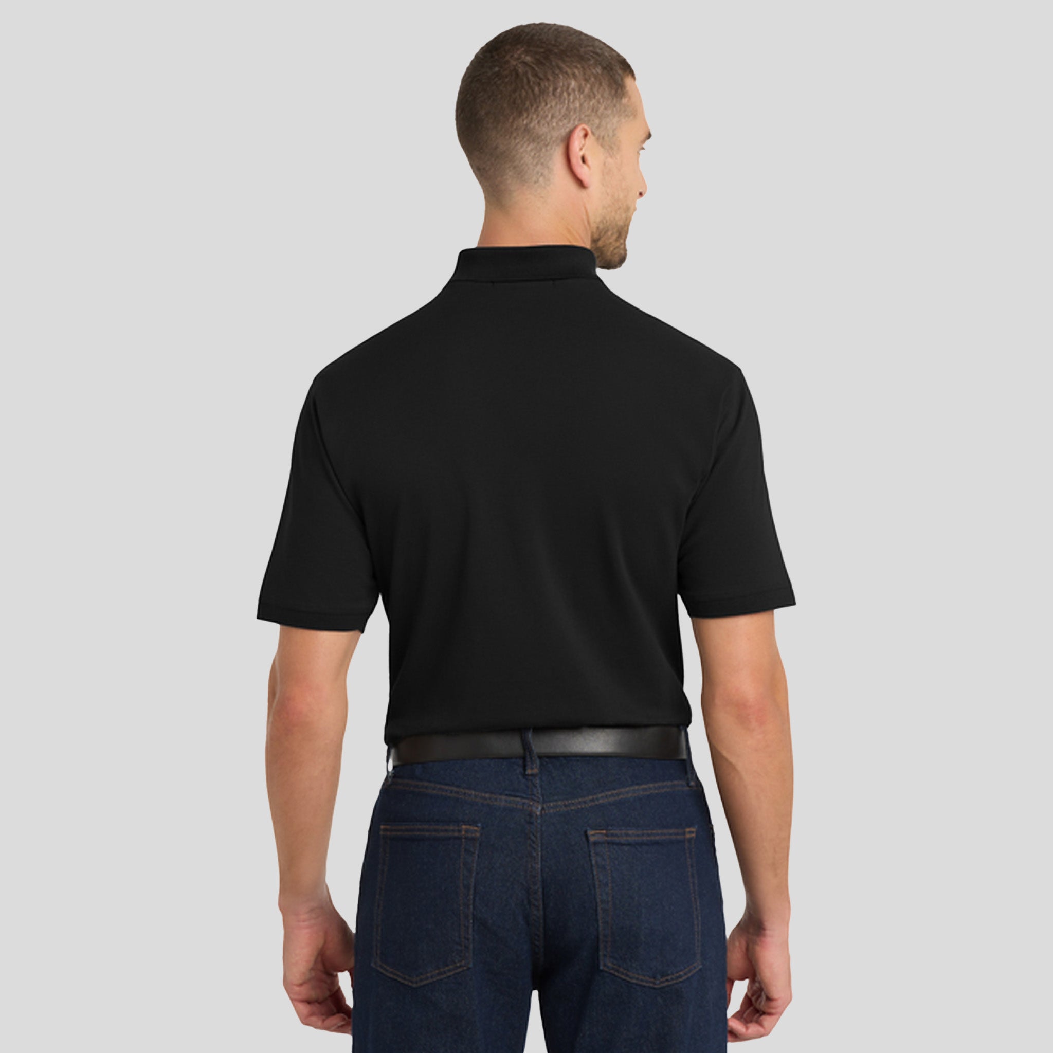 Tall EZCotton® Polo | Black