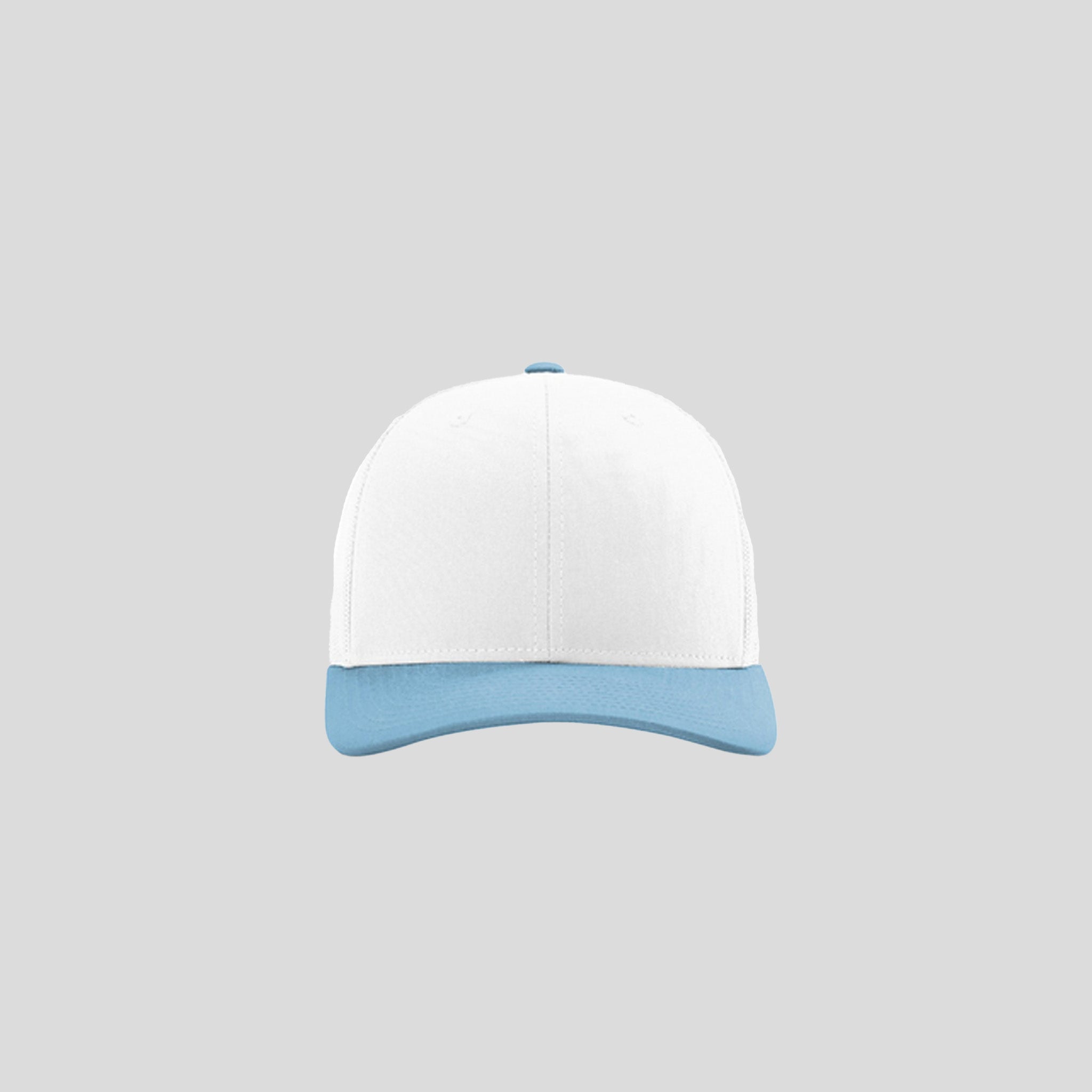 Richardson Trucker Cap | White/White/Columbia Blue