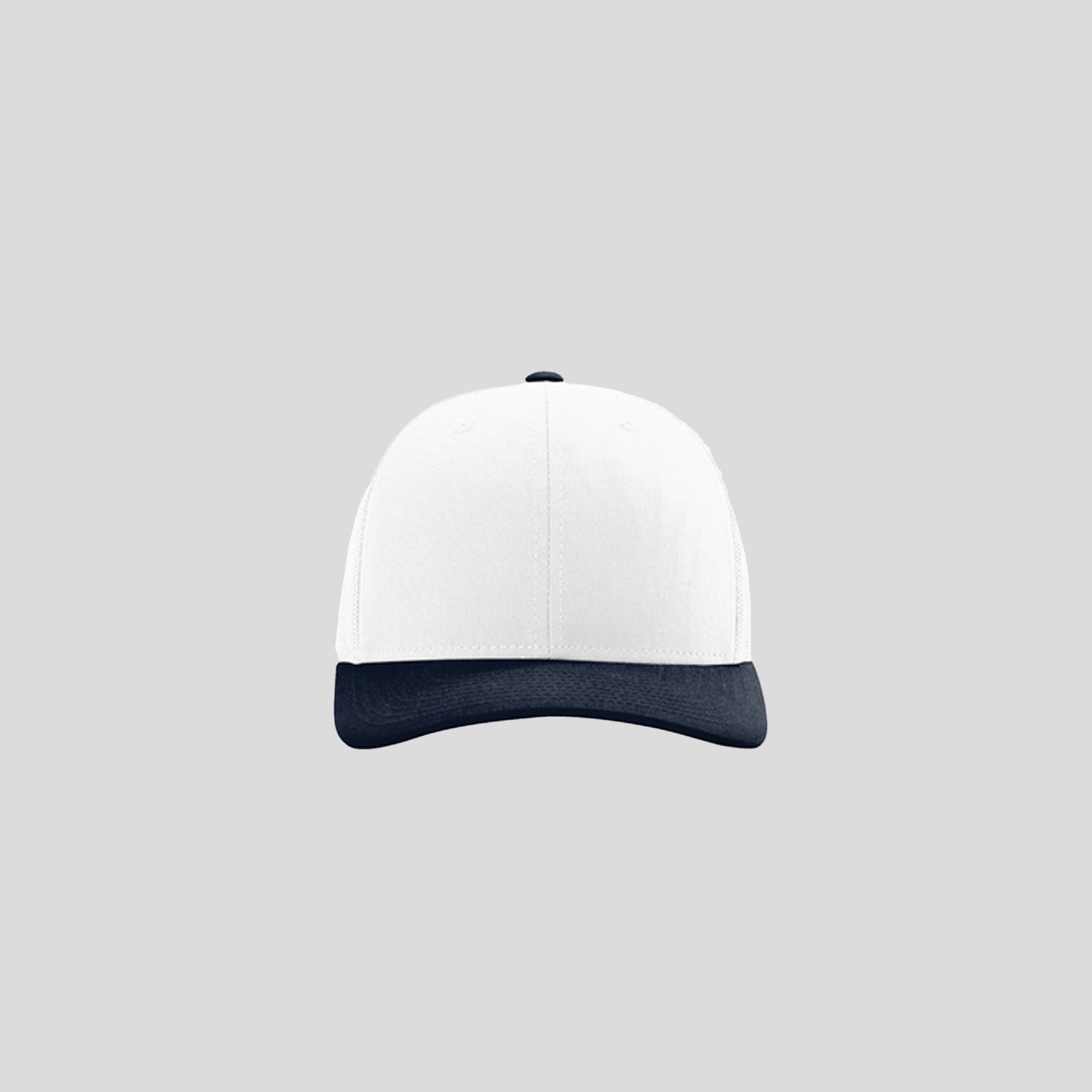 Richardson Trucker Cap | White/White/Navy