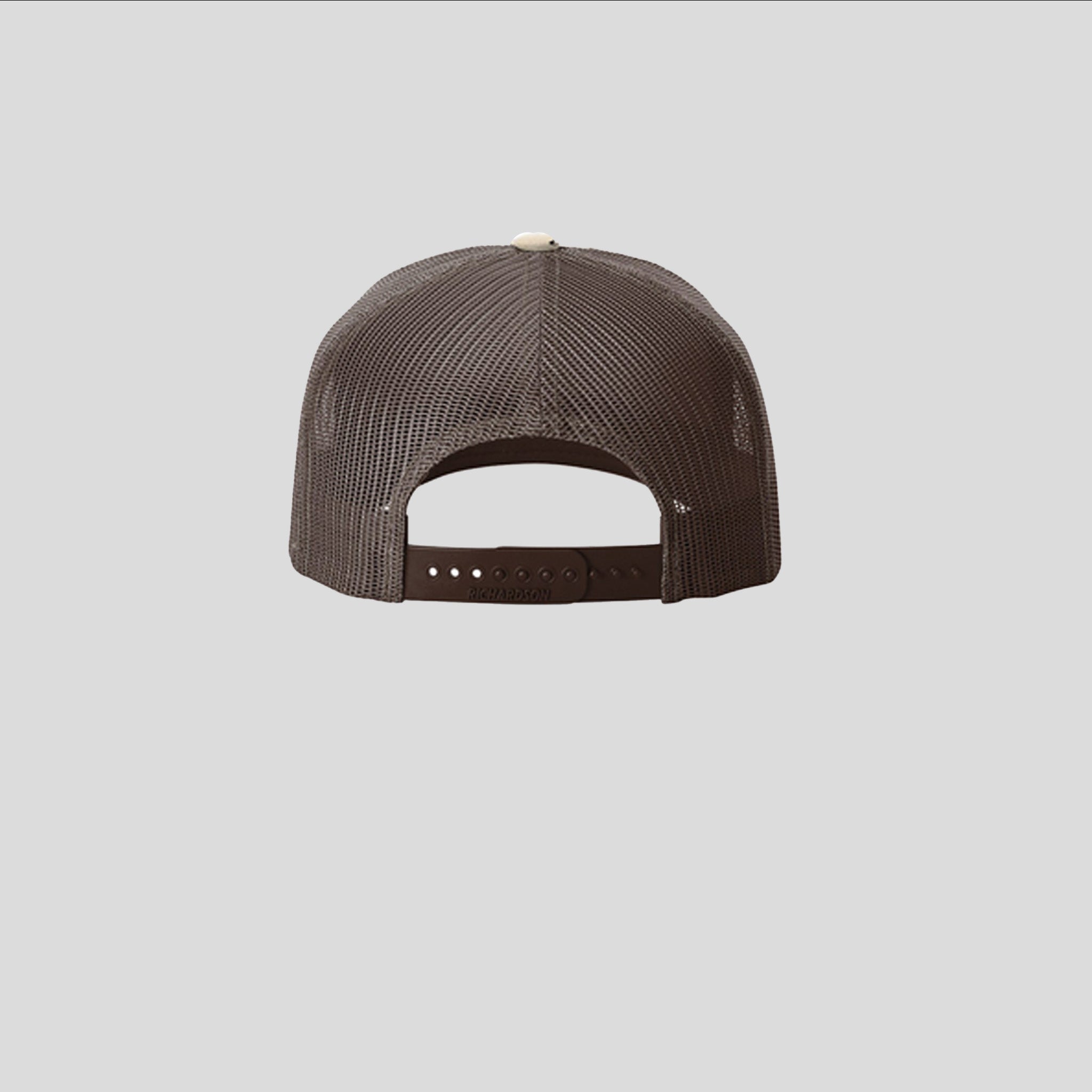 Printed Five-Panel Trucker Hat | Desert Camo/Brown