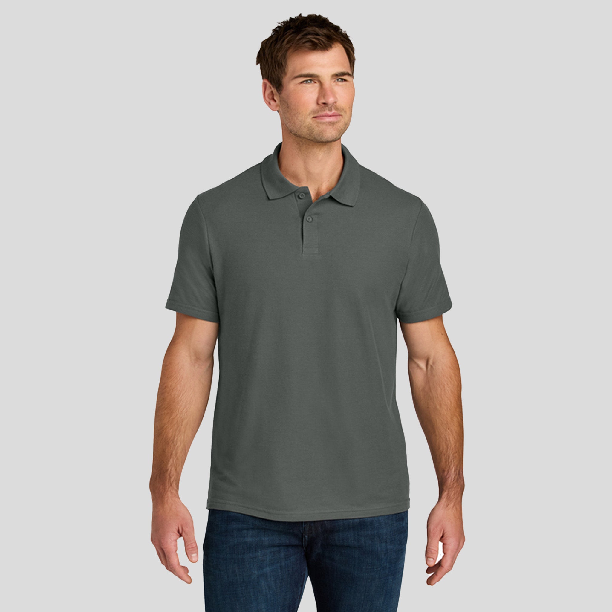 Gildan® Softstyle® Pique Polo | Charcoal