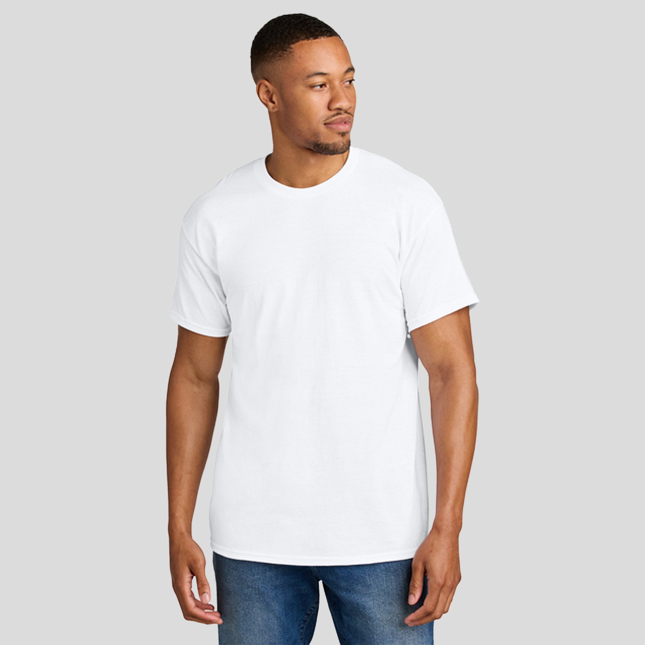Gildan® DryBlend® 50 Cotton/50 Poly T-Shirt | White