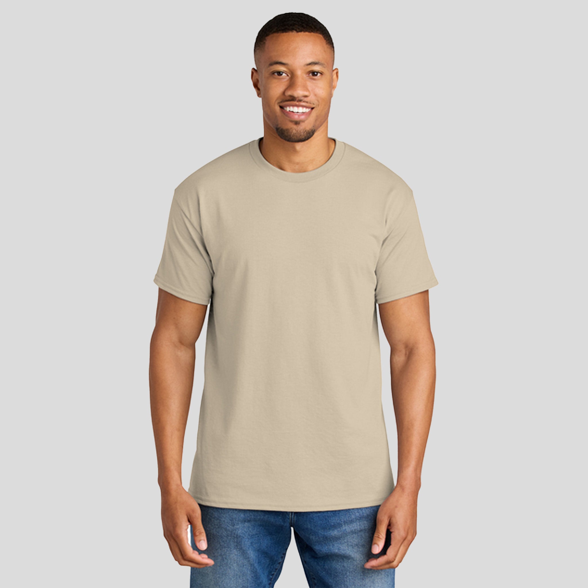 Gildan® DryBlend® 50 Cotton/50 Poly T-Shirt | Sand
