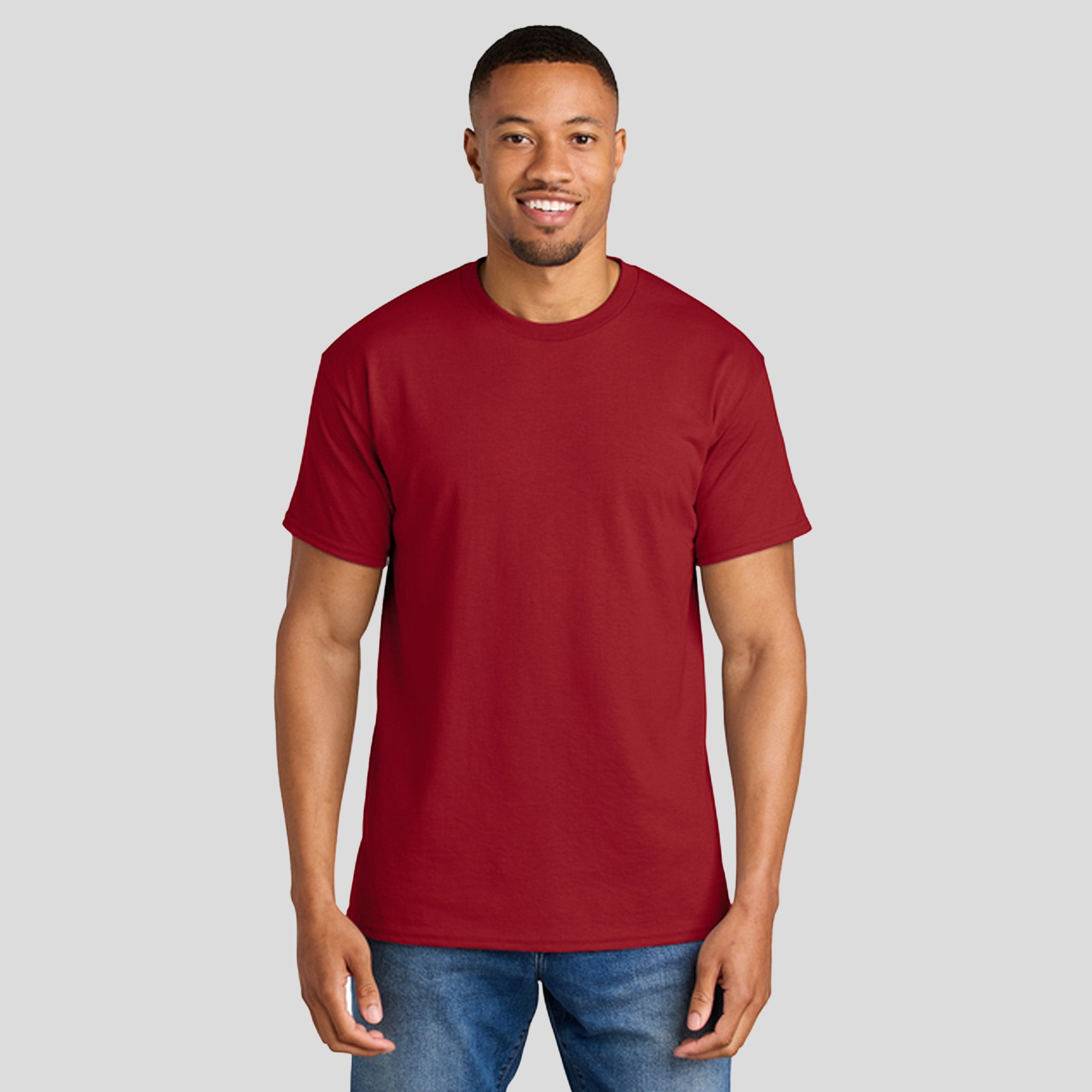 Gildan® DryBlend® 50 Cotton/50 Poly T-Shirt | Scarlet Red