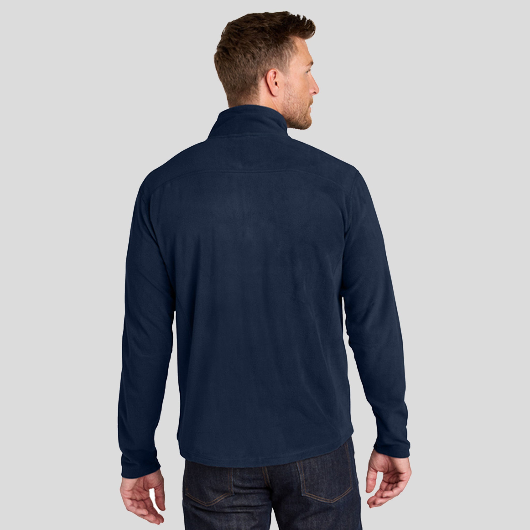 Microfleece 1/2-Zip Pullover | True Navy