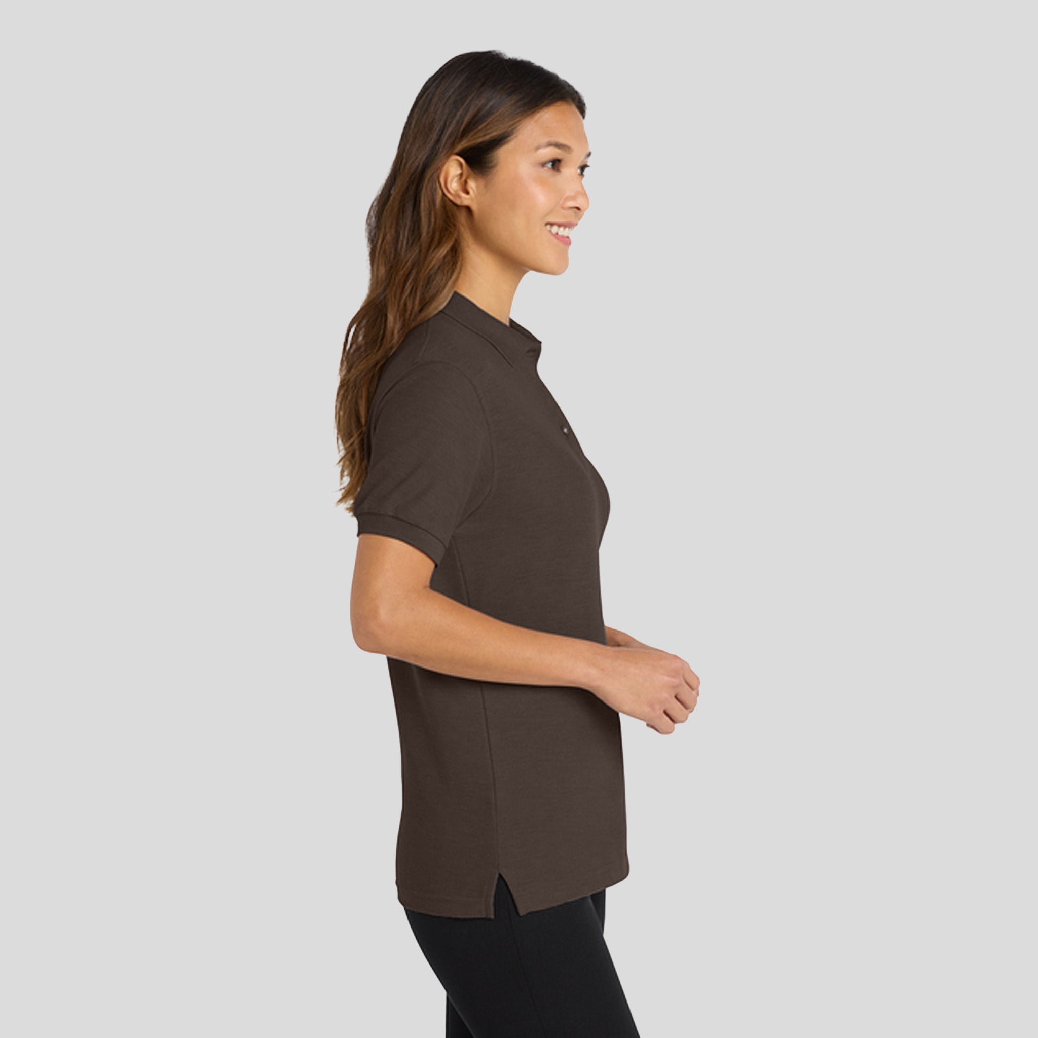 Women's Silk Touch™ Polo | Coffee Bean