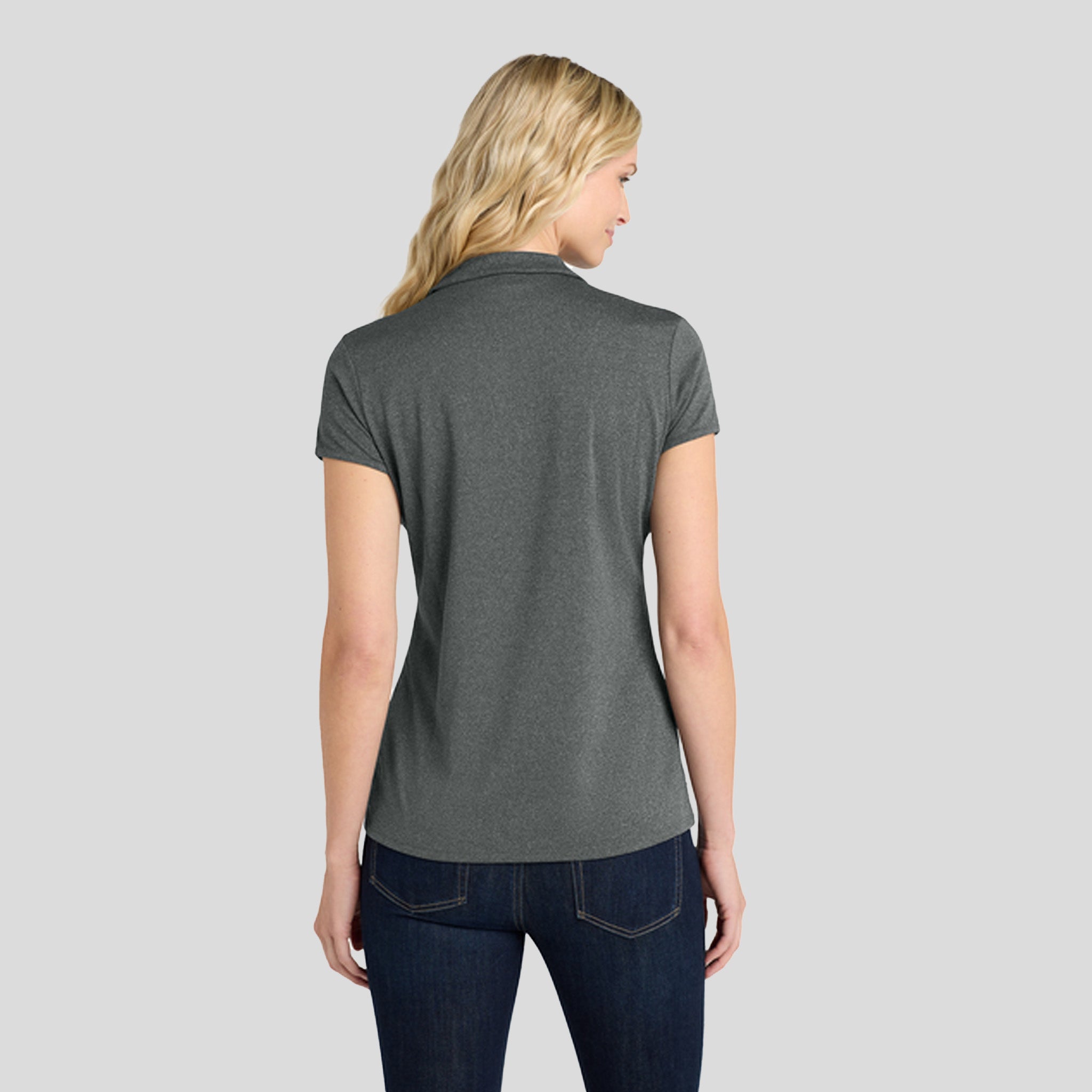 Women's Trace Heather Polo | Charcoal Heather