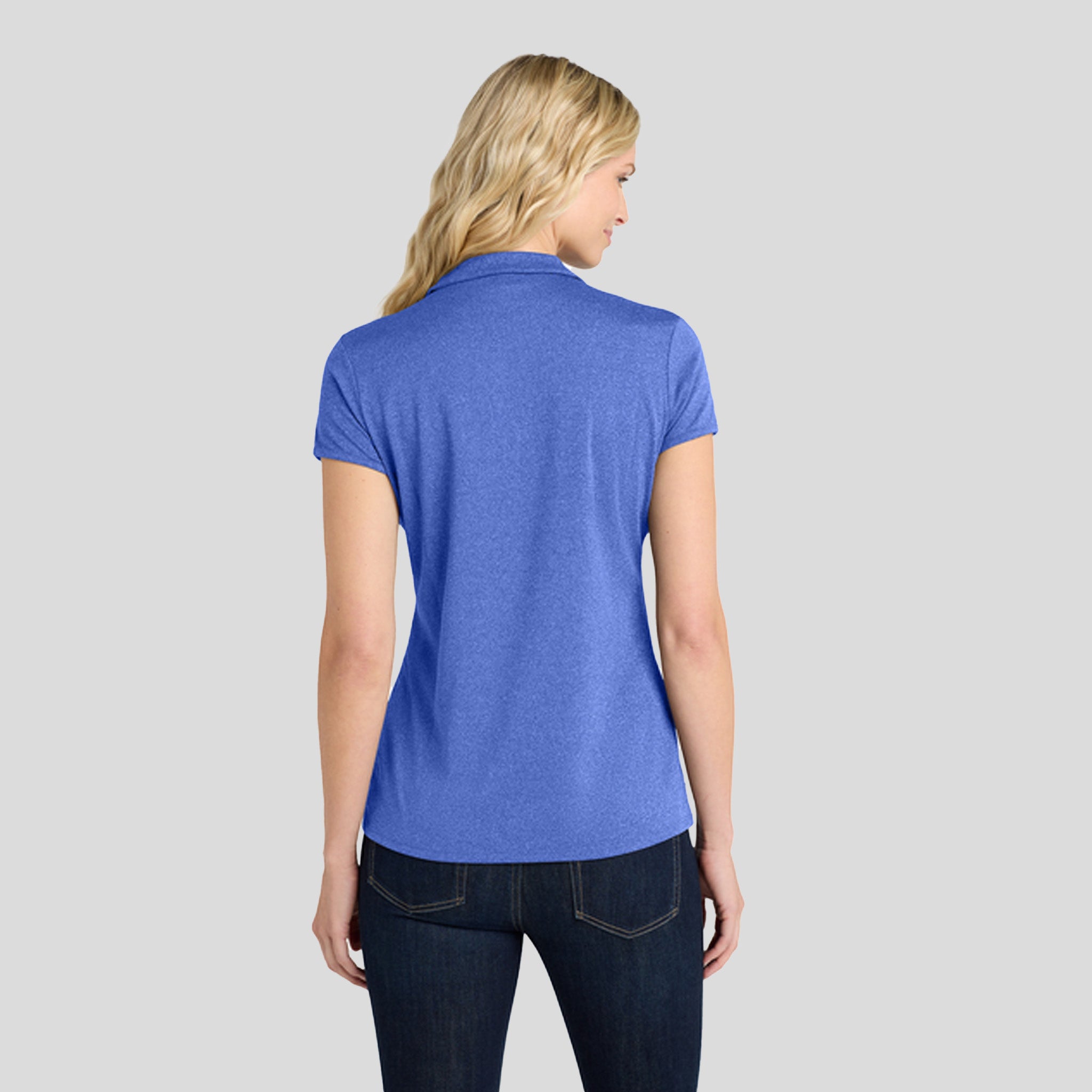 Women's Trace Heather Polo | True Royal Heather
