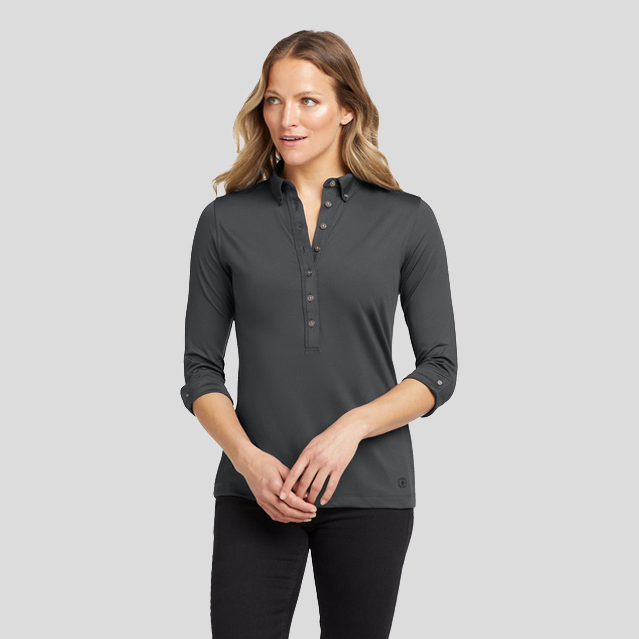 Women's Gauge Polo | Diesel Grey
