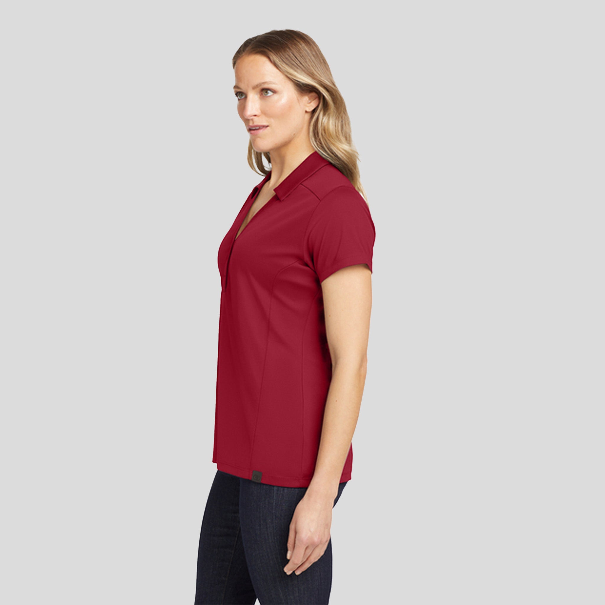Women's Framework Polo | Signal Red