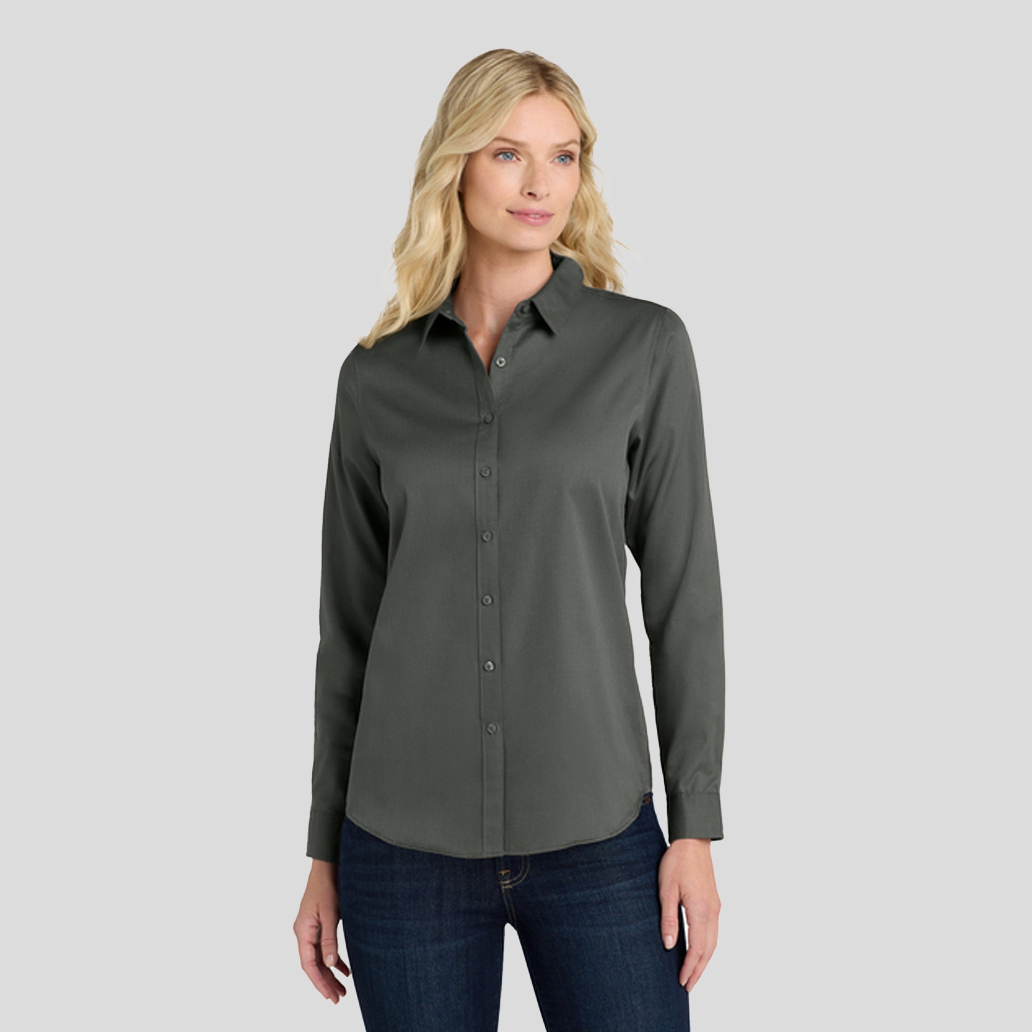 Women's Long Sleeve SuperPro React ™ | Storm Grey