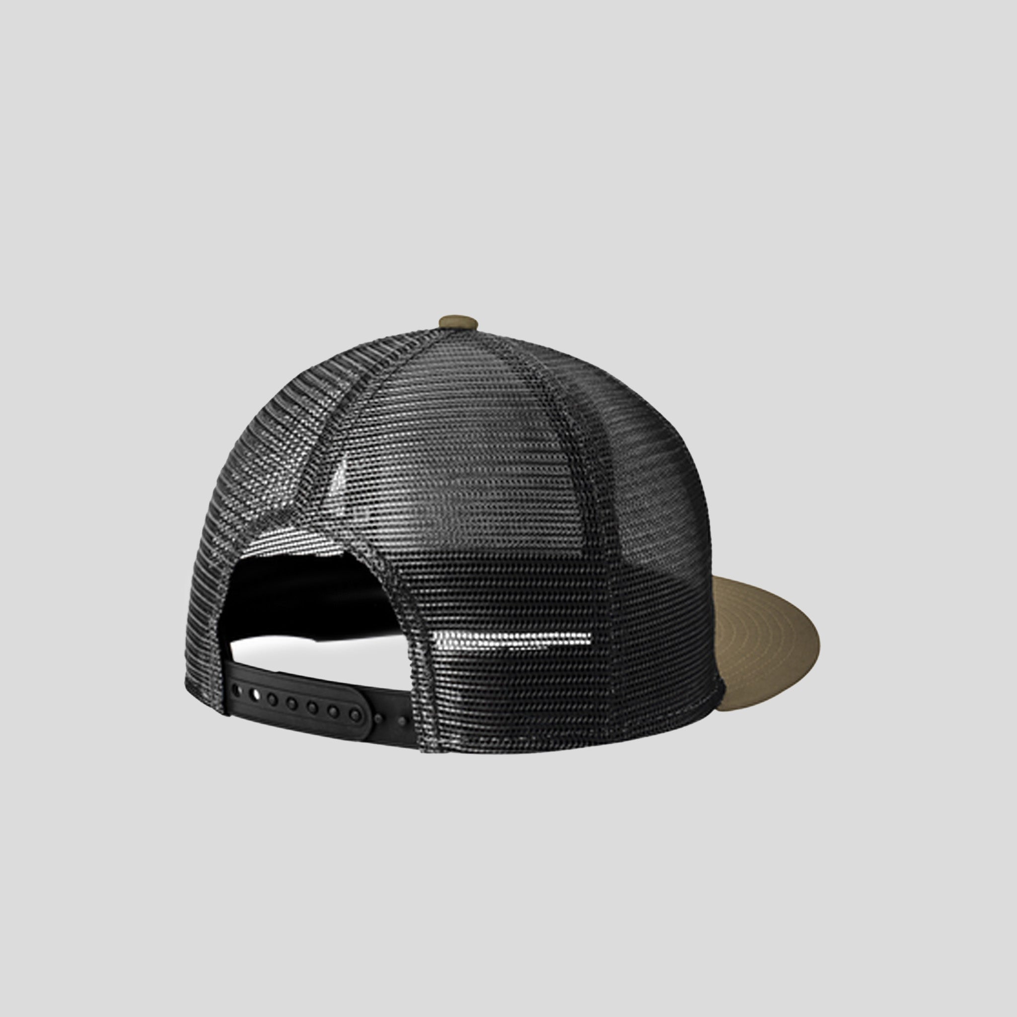 Standard Fit Snapback Trucker Cap | Olive/Black