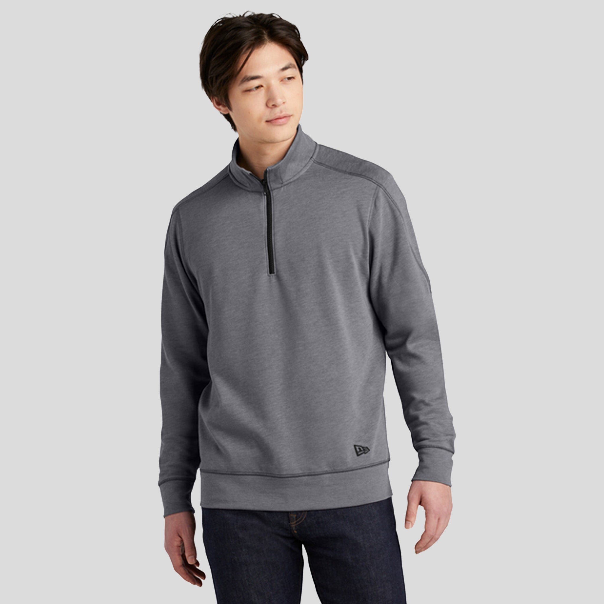 Tri-Blend Fleece 1/4-Zip Pullover | Shadow Grey Heather