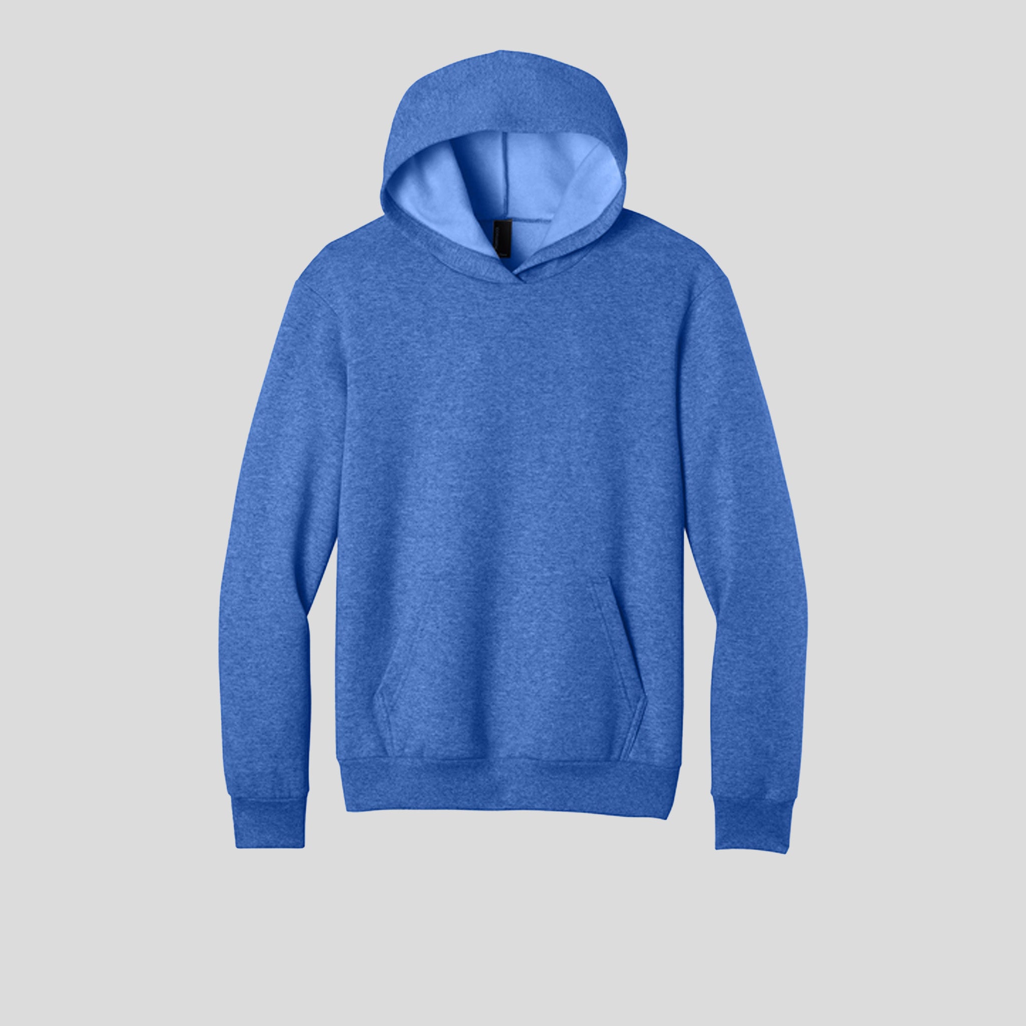 Easy Fleece Pullover Hooded Sweatshirt | Heather Royal