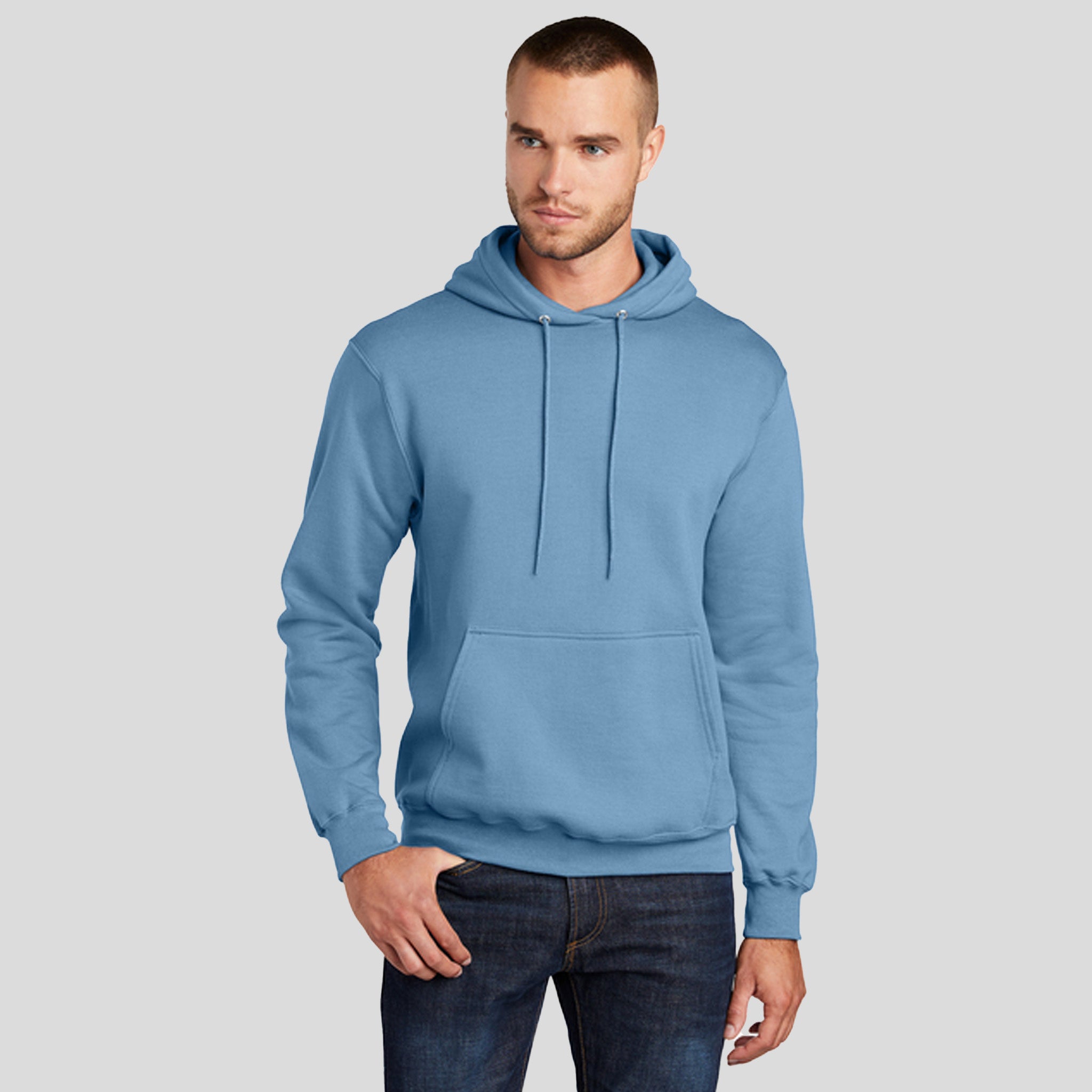 Core Fleece Pullover Hooded Sweatshirt | Tundra Blue