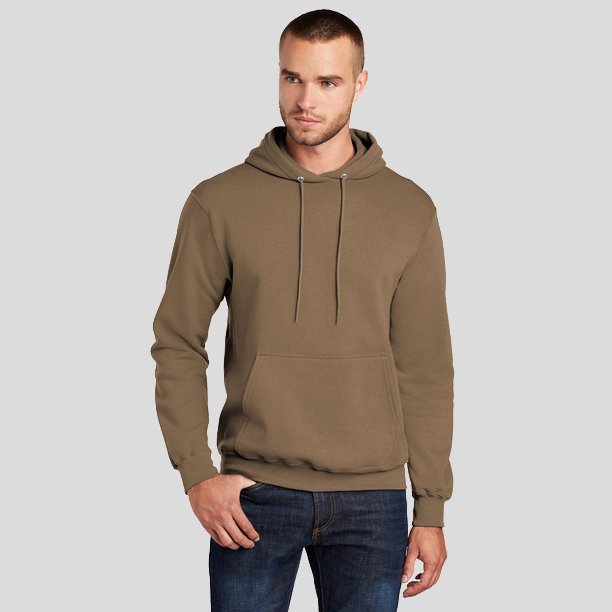 Core Fleece Pullover Hooded Sweatshirt | Woodland Brown