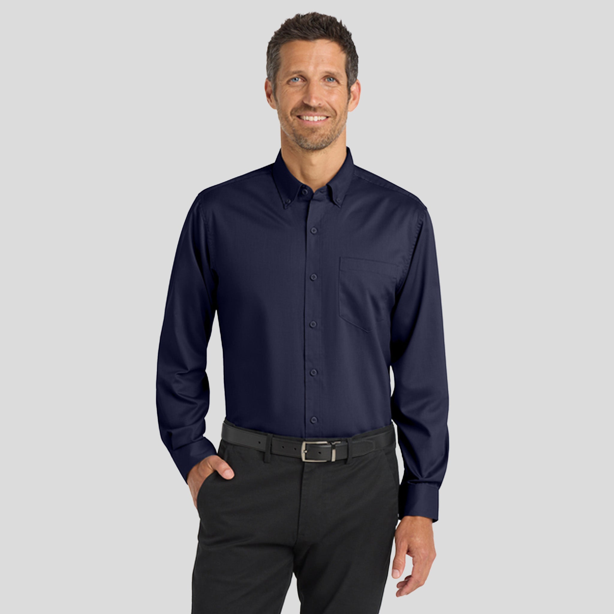 SuperPro™ Twill Shirt | True Navy
