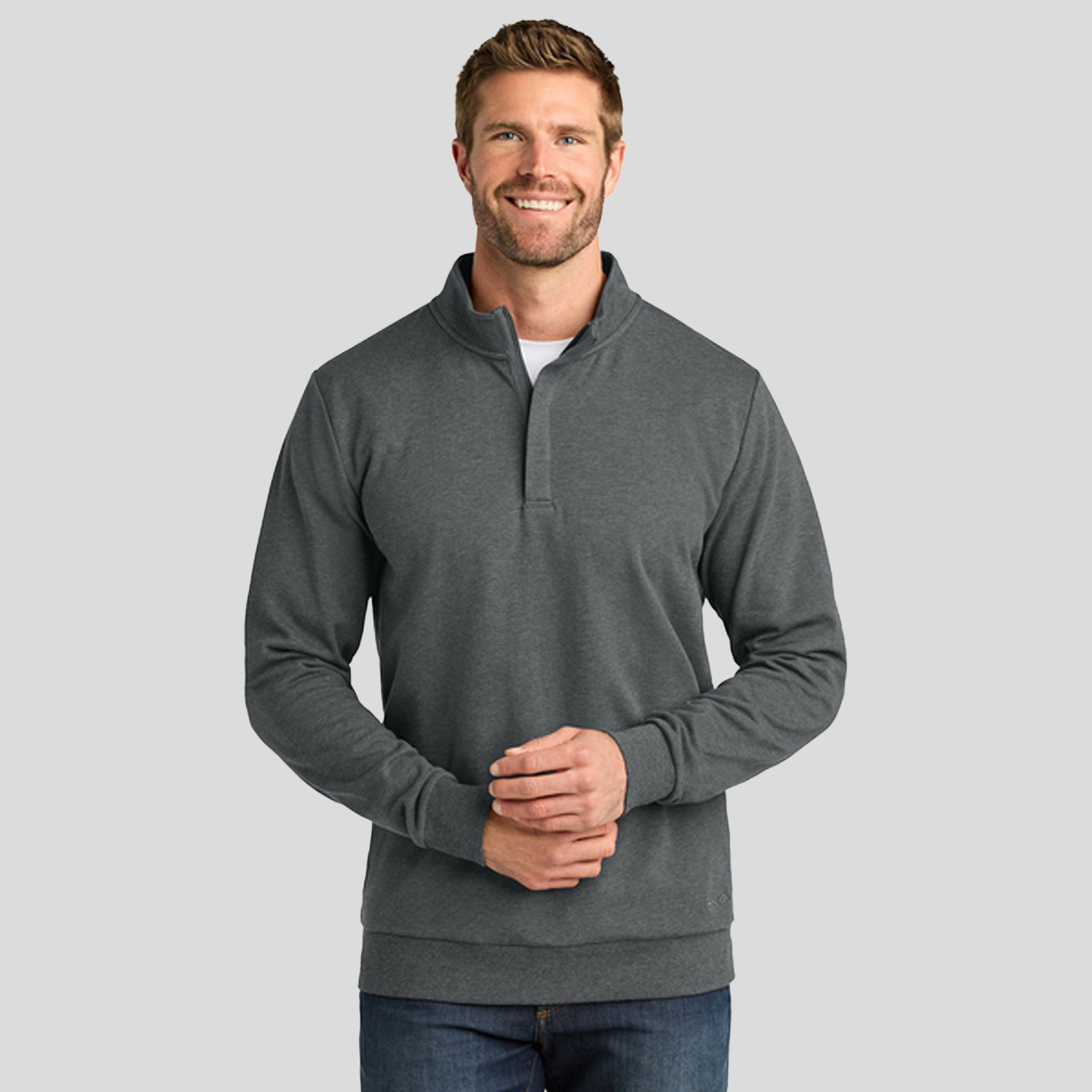 Men's Ocean Villa 1/4-Zip | Dark Grey Heather