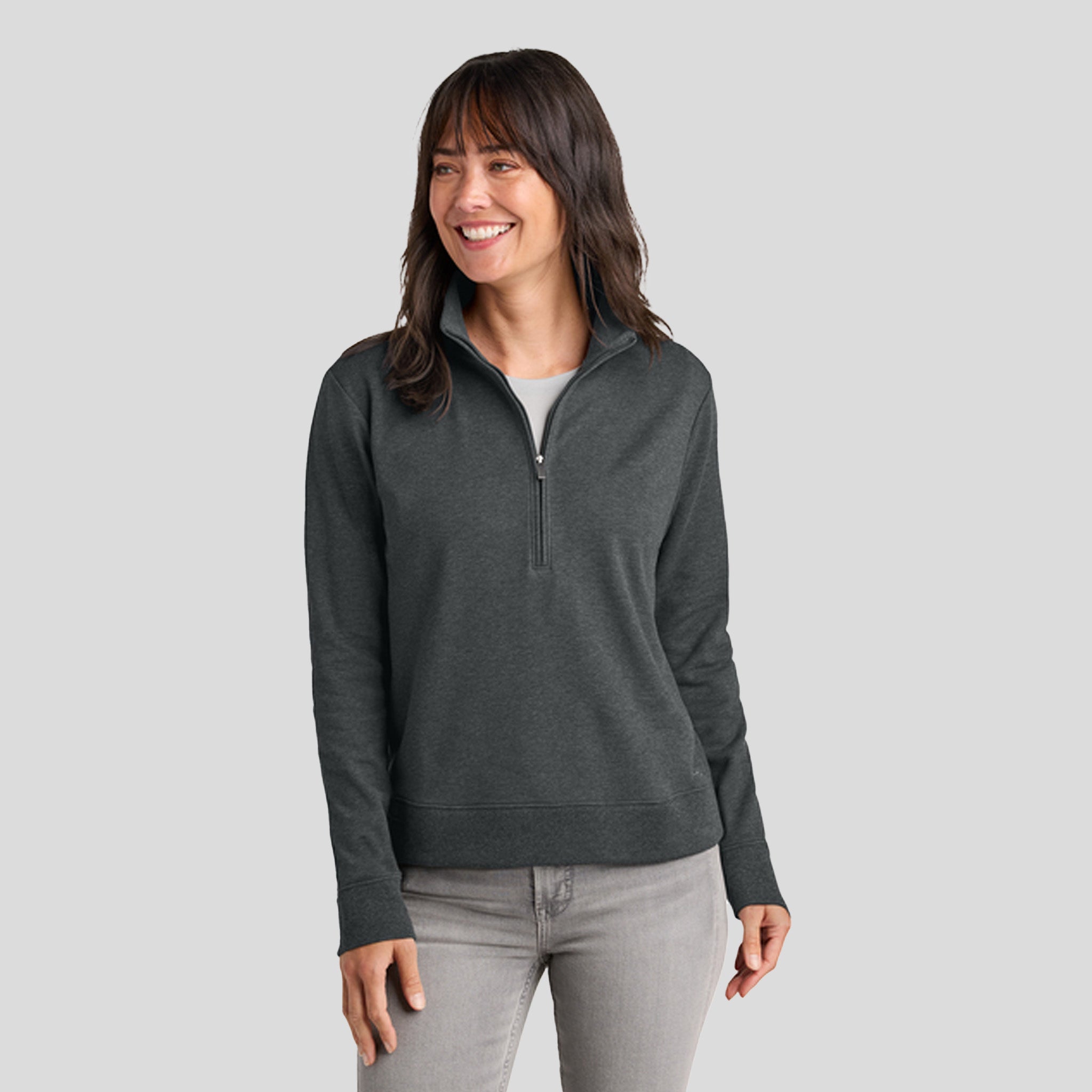 Women’s Ocean Villa 1/4-Zip | Dark Grey Heather